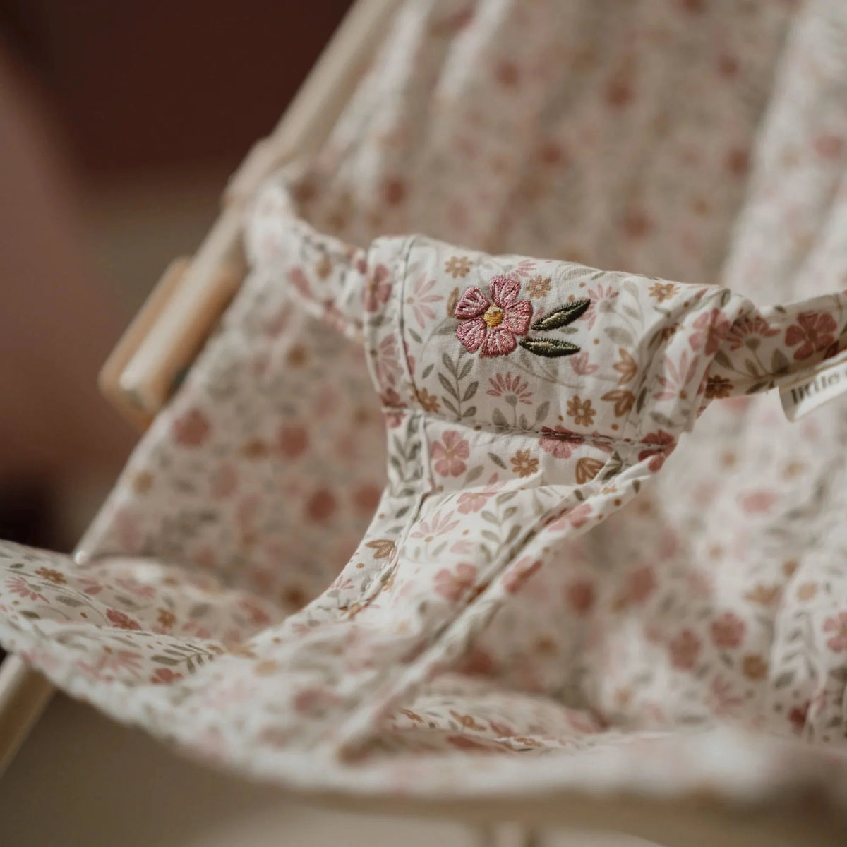 LITTLE DUTCH Puppenbuggy klappbar - Soft Flowers rosa