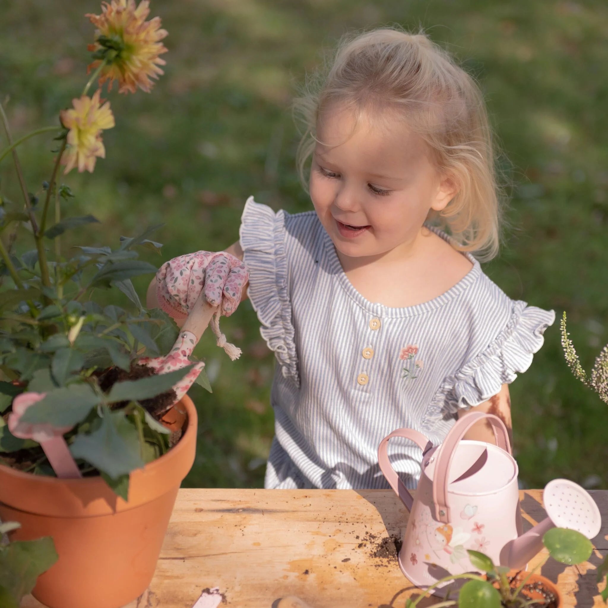 LITTLE DUTCH Garten Geschenkset 5-teilig - Fairy Garden rosa