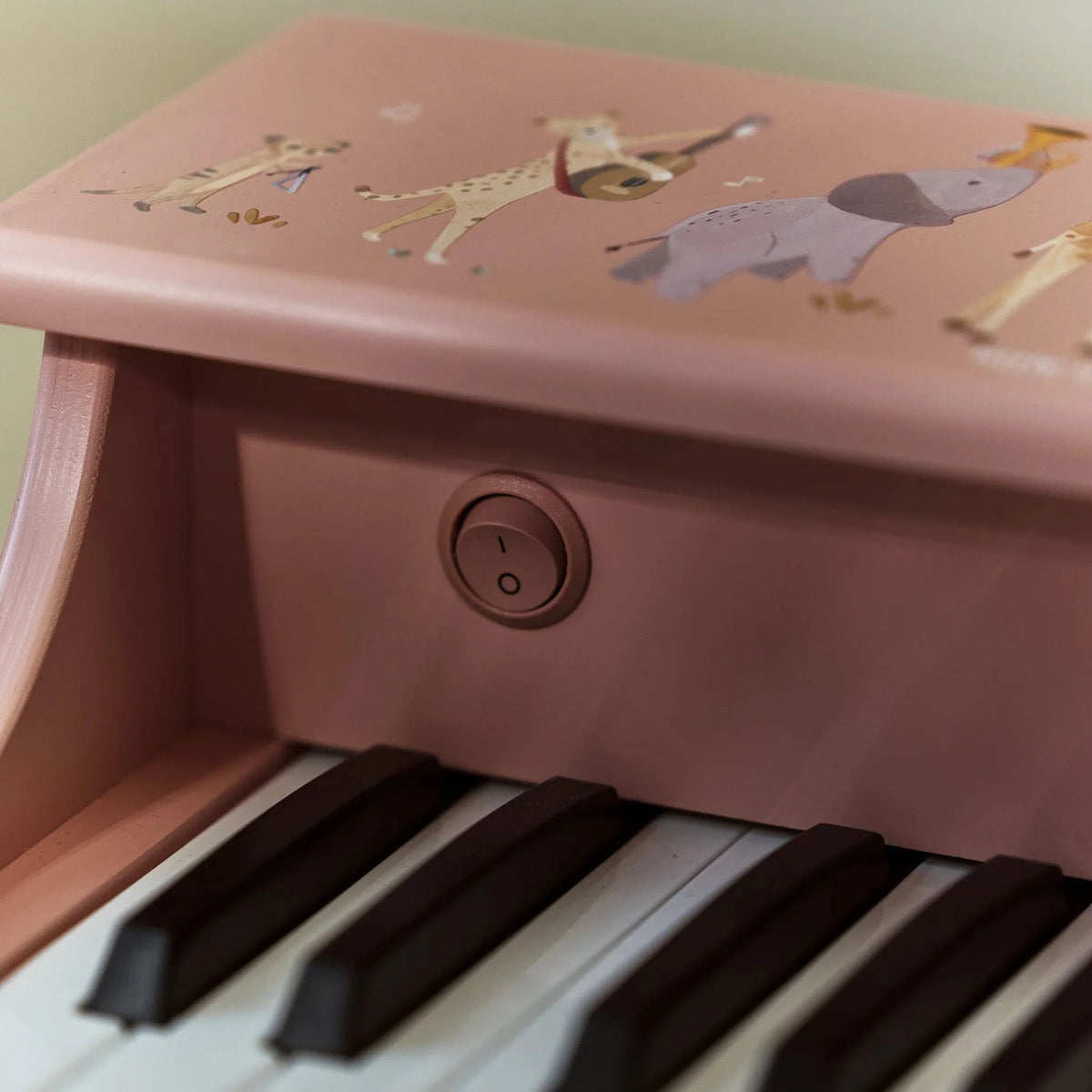 LITTLE DUTCH Holz Klavier - Rosa - Safari Friends