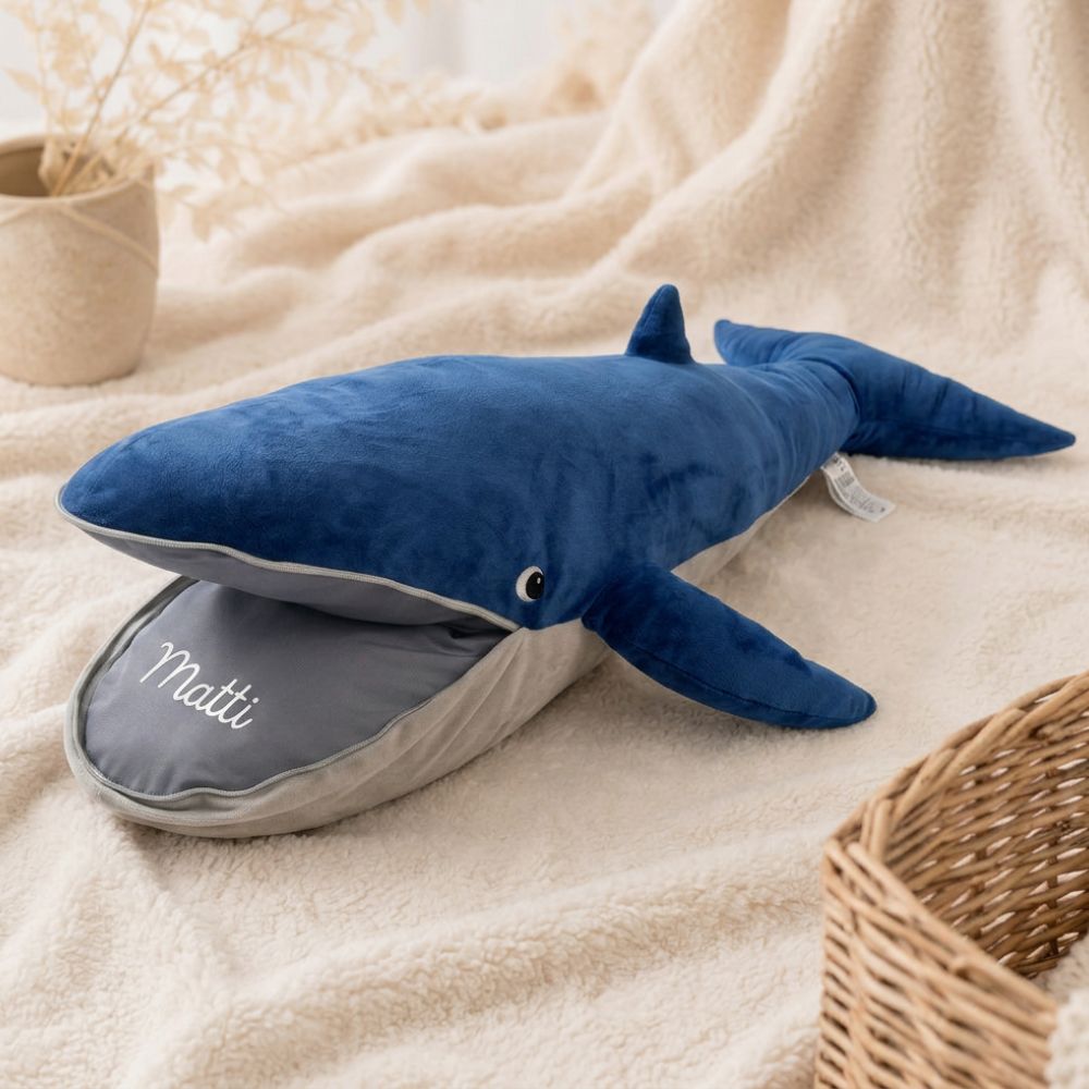 IKEA Kuscheltier XXL personalisiert - Wal