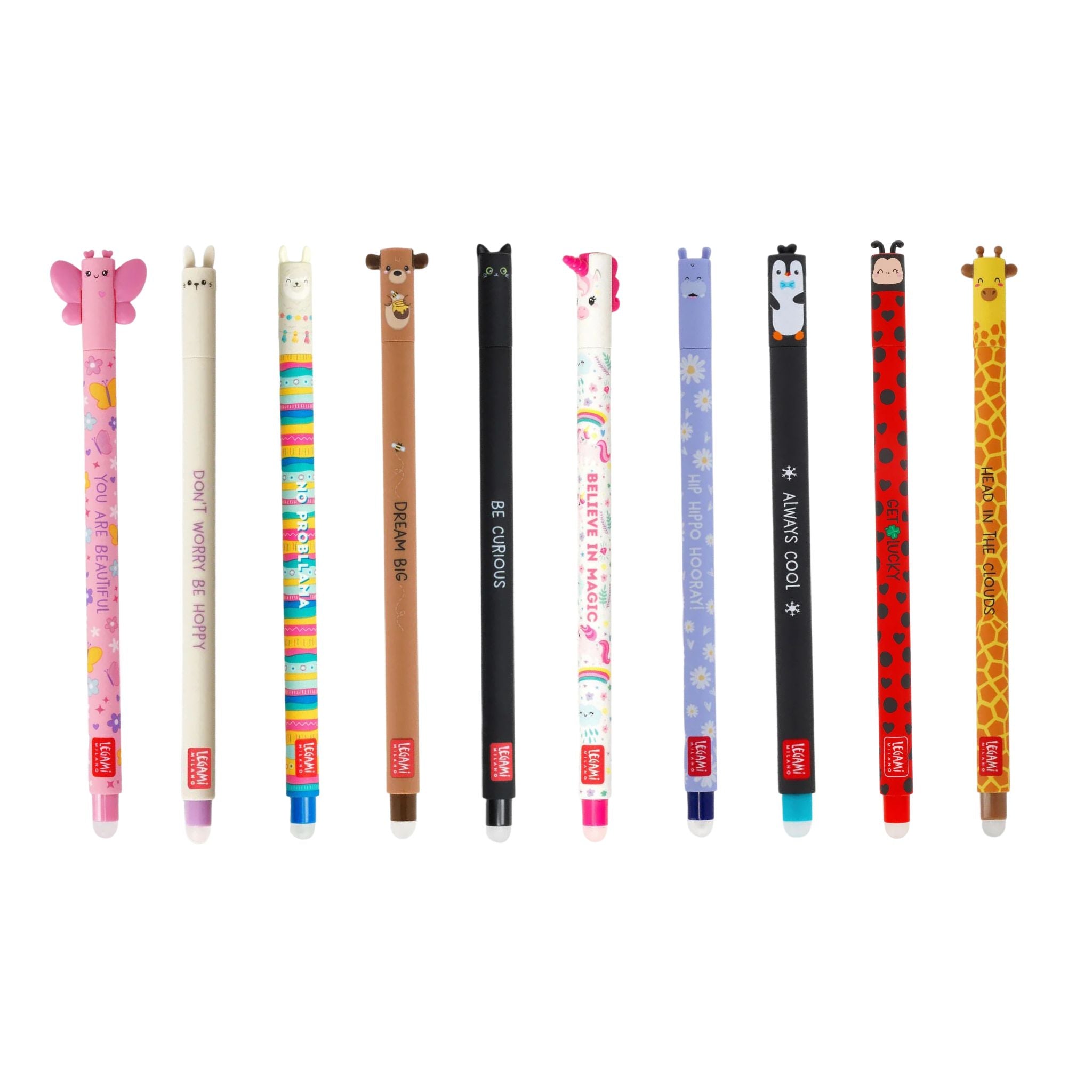 LEGAMI 10er Set löschbarer Gelstift