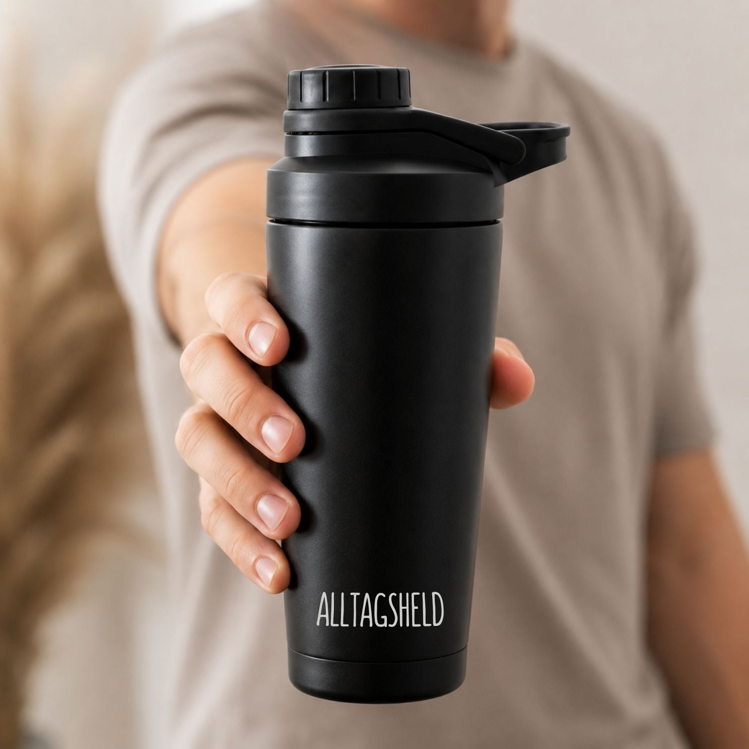 Edelstahl Shaker 700ml personalisiert - Wunschname