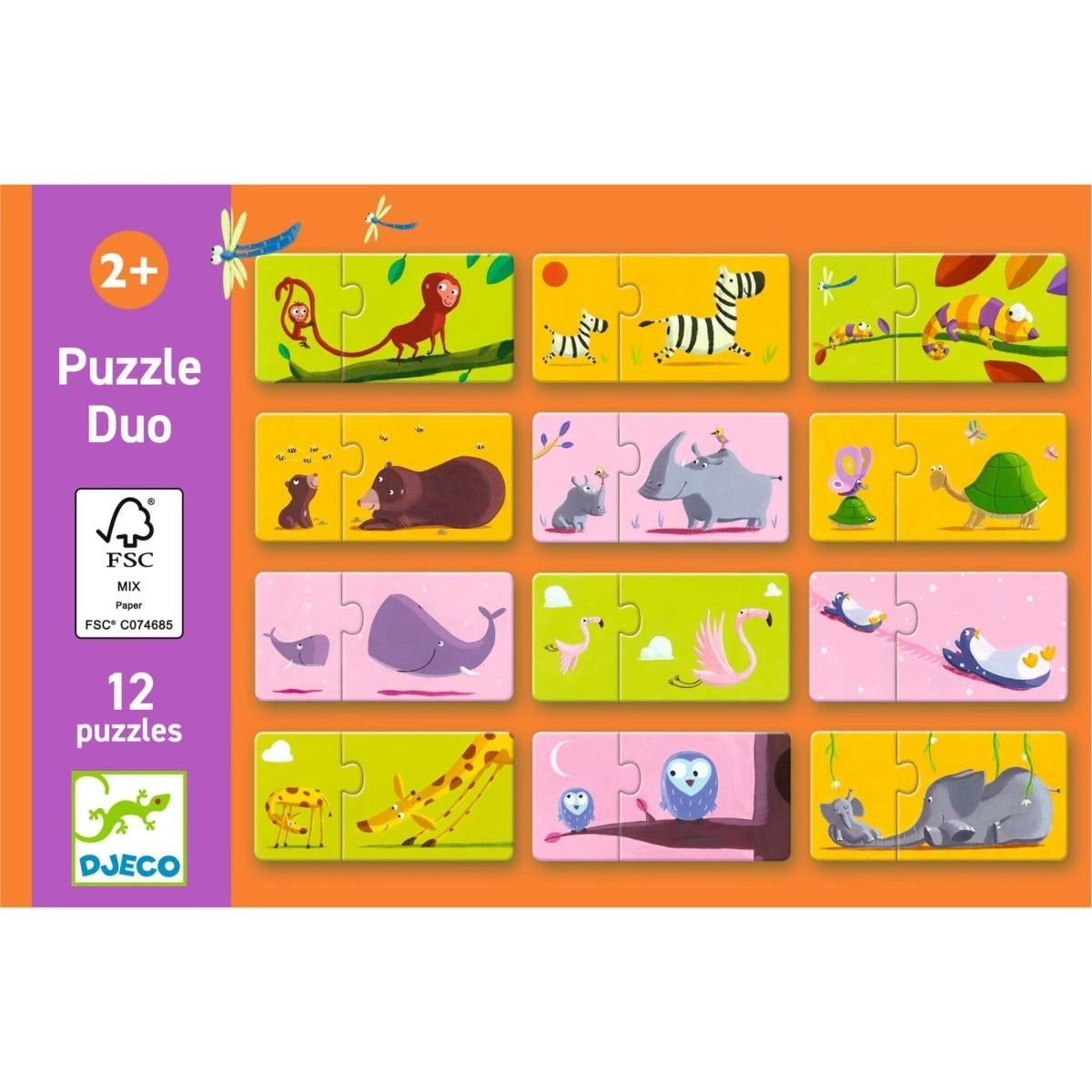 DJECO Puzzle duo - Mami & Kind
