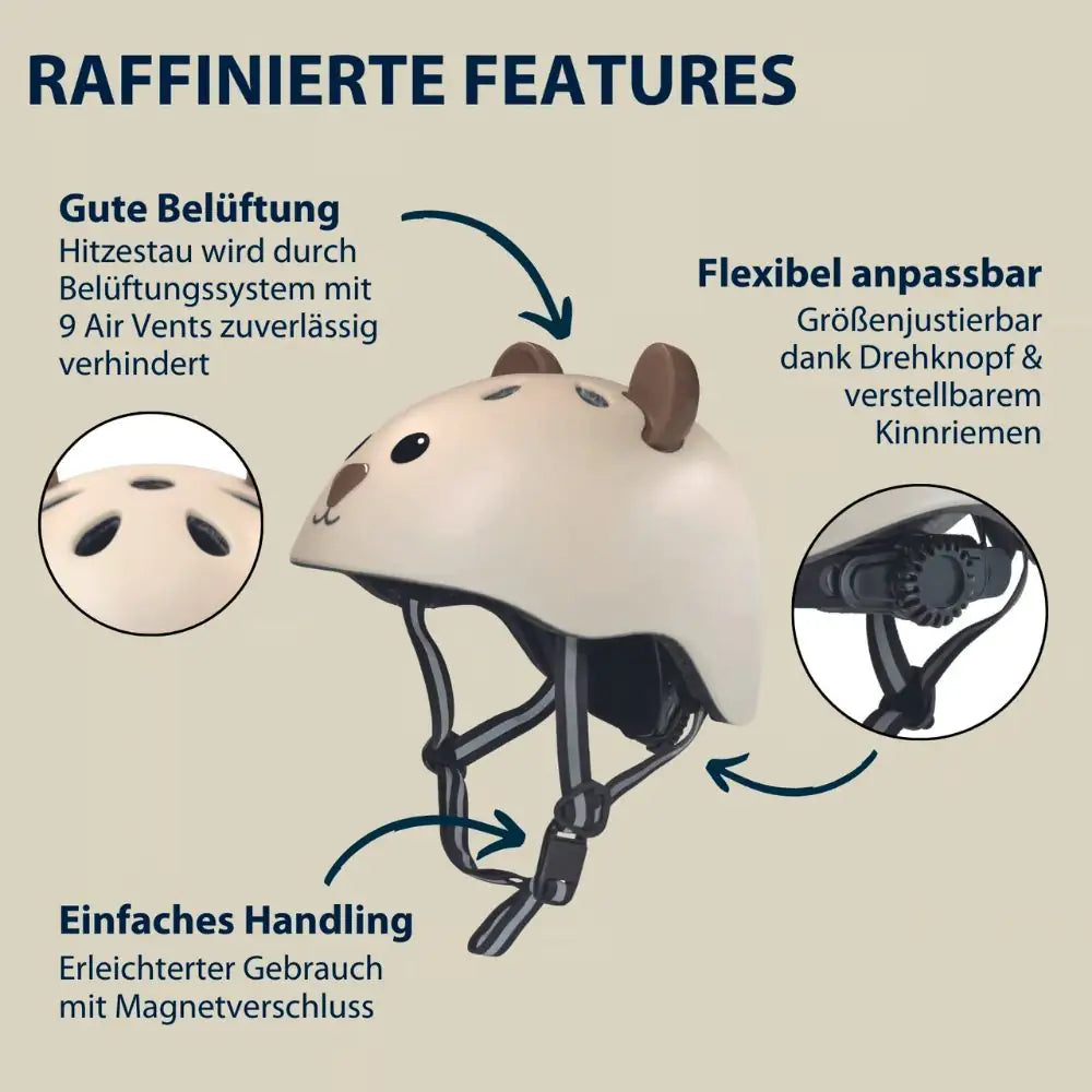 HUDORA Kinderhelm Tier Helm - wunderwunsch