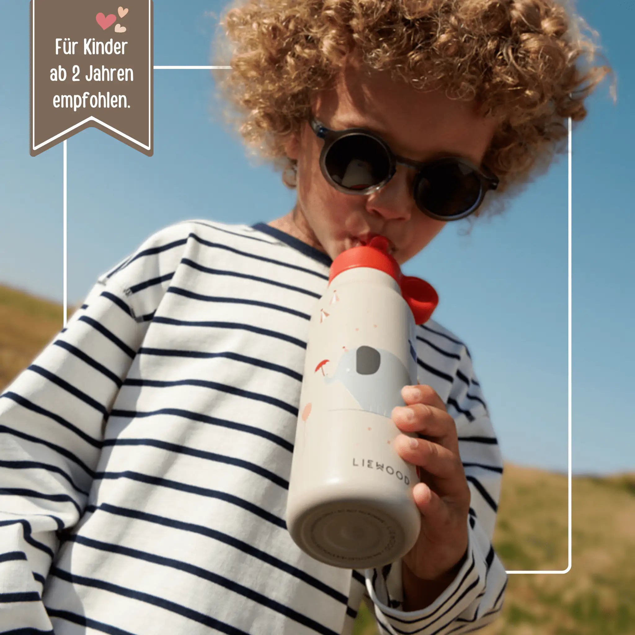 LIEWOOD Trinkflasche Edelstahl 350ml Print Trinkflaschen - wunderwunsch