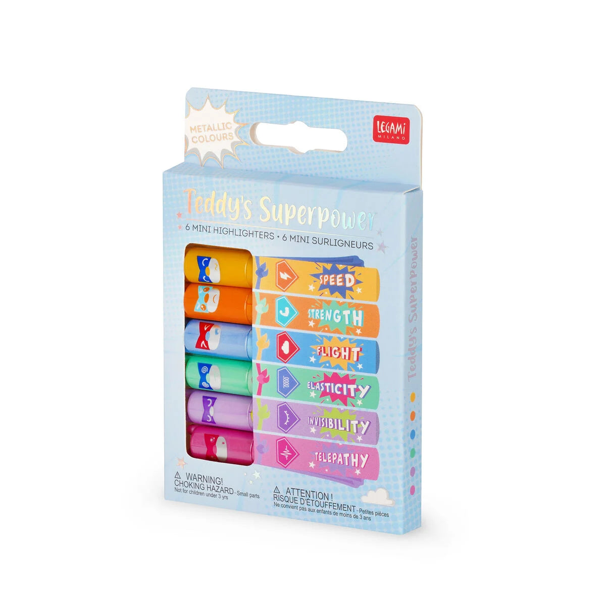 LEGAMI Textmarker 6er Set - Super-Bär