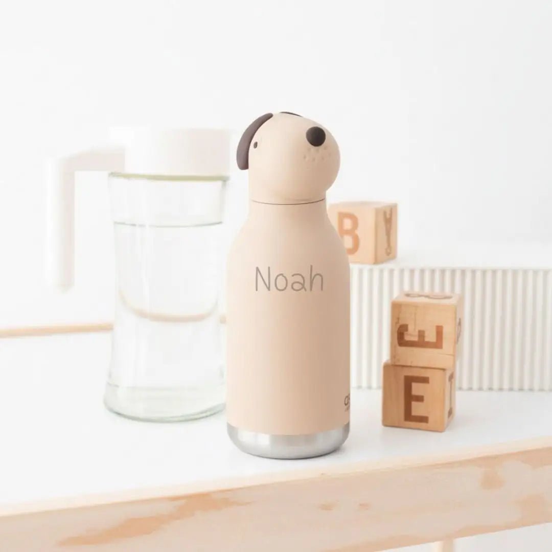 ASOBU Bestie Tier Trinkflasche personalisierbar - wunderwunsch