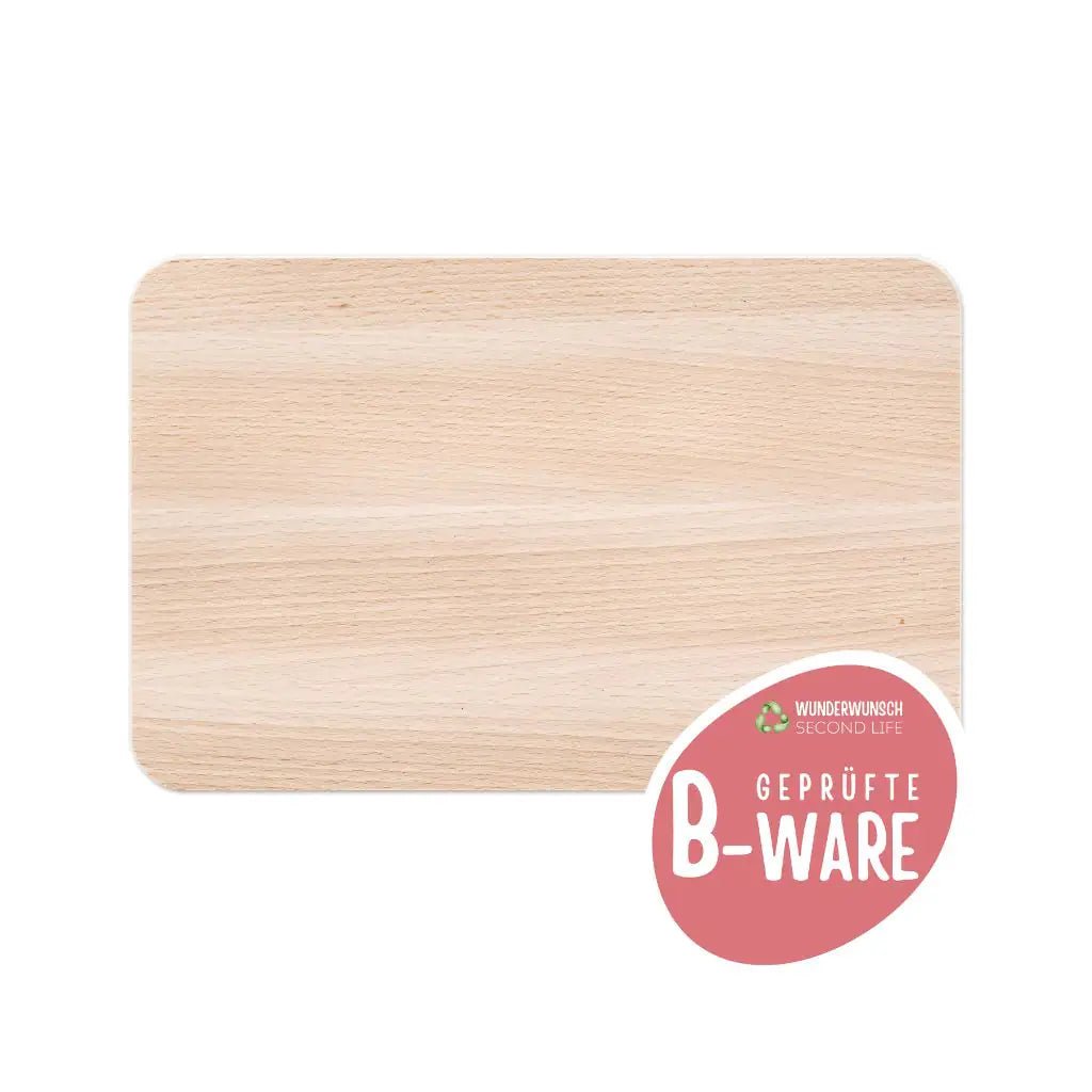 B - WARE Frühstücksbrettchen aus Holz - wunderwunsch
