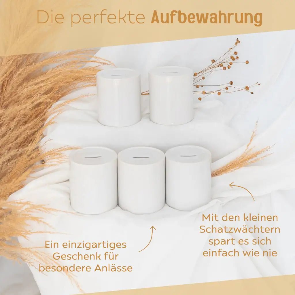 B - WARE Spardose aus Keramik - wunderwunsch