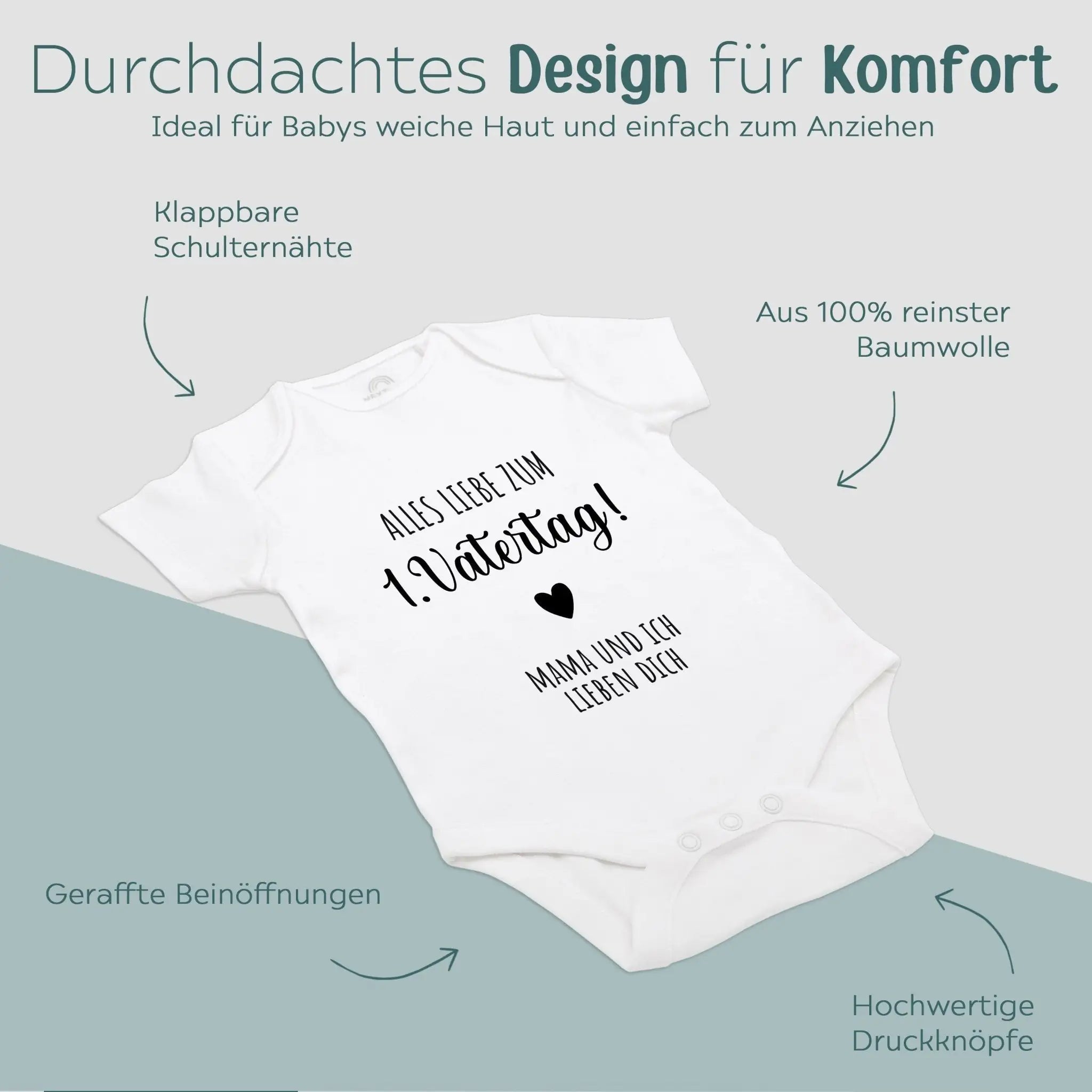 Baby Body "Alles Liebe zum 1. Vatertag" - wunderwunsch