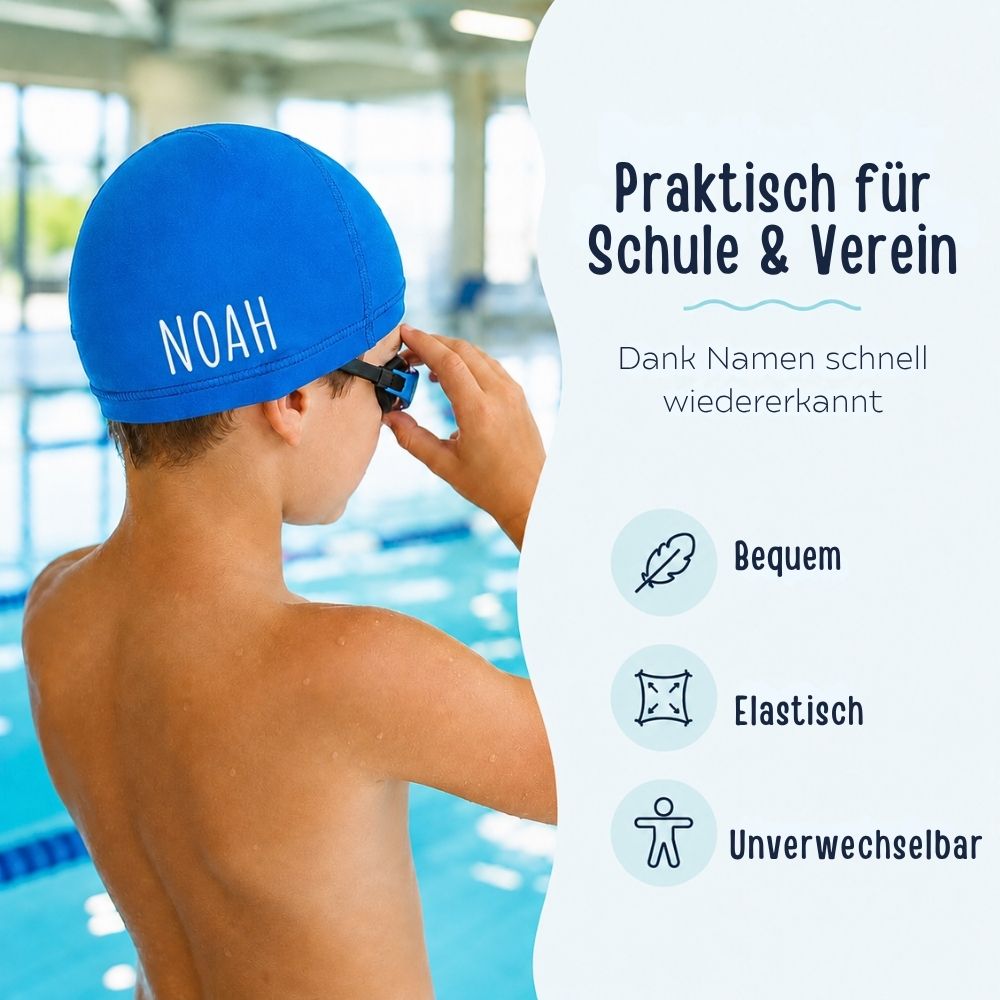 Badekappe Kinder personalisiert - wunderwunsch