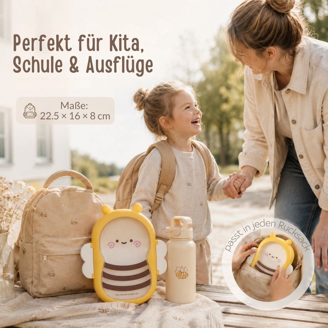 Bento Brotdose personalisiert - Biene - wunderwunsch
