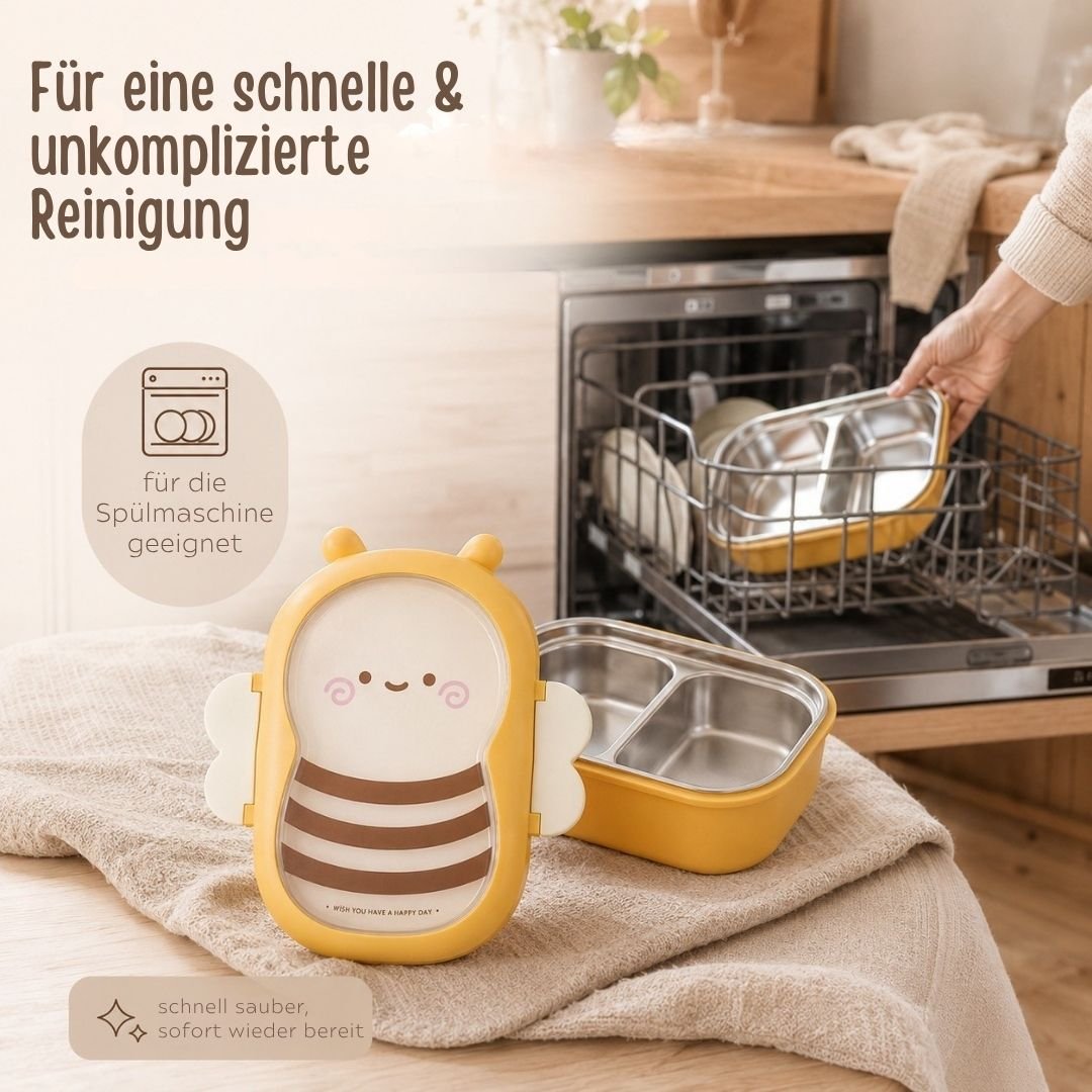 Bento Brotdose personalisiert - Biene - wunderwunsch