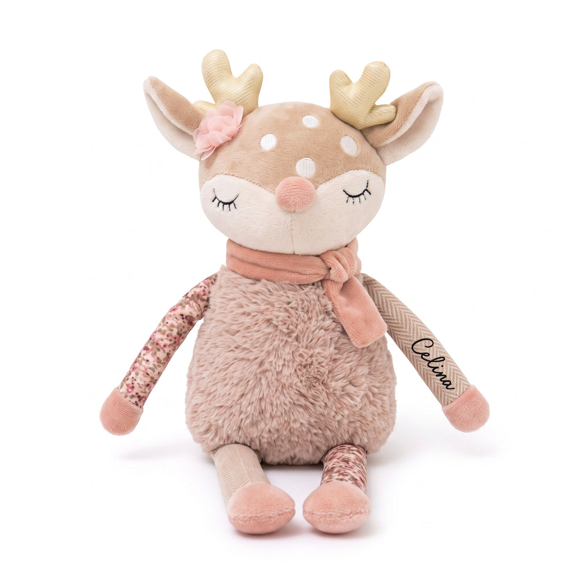 BIECO Großes Kuscheltier Reh personalisiert - wunderwunsch