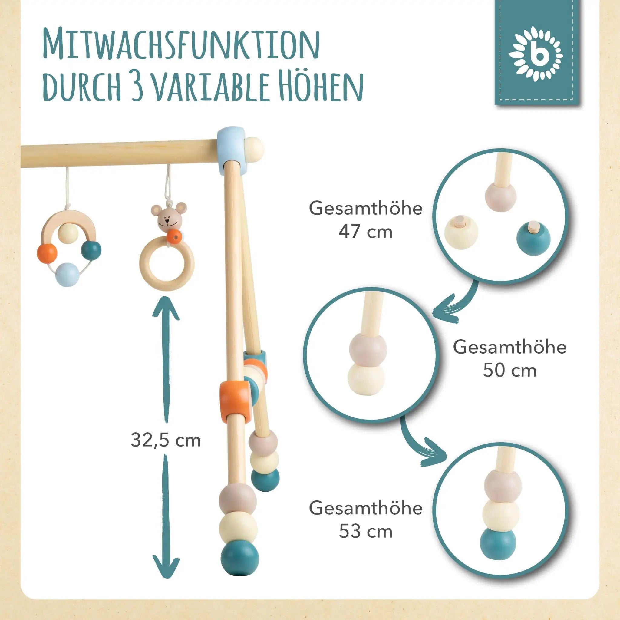 BIECO Spielbogen Bär - wunderwunsch