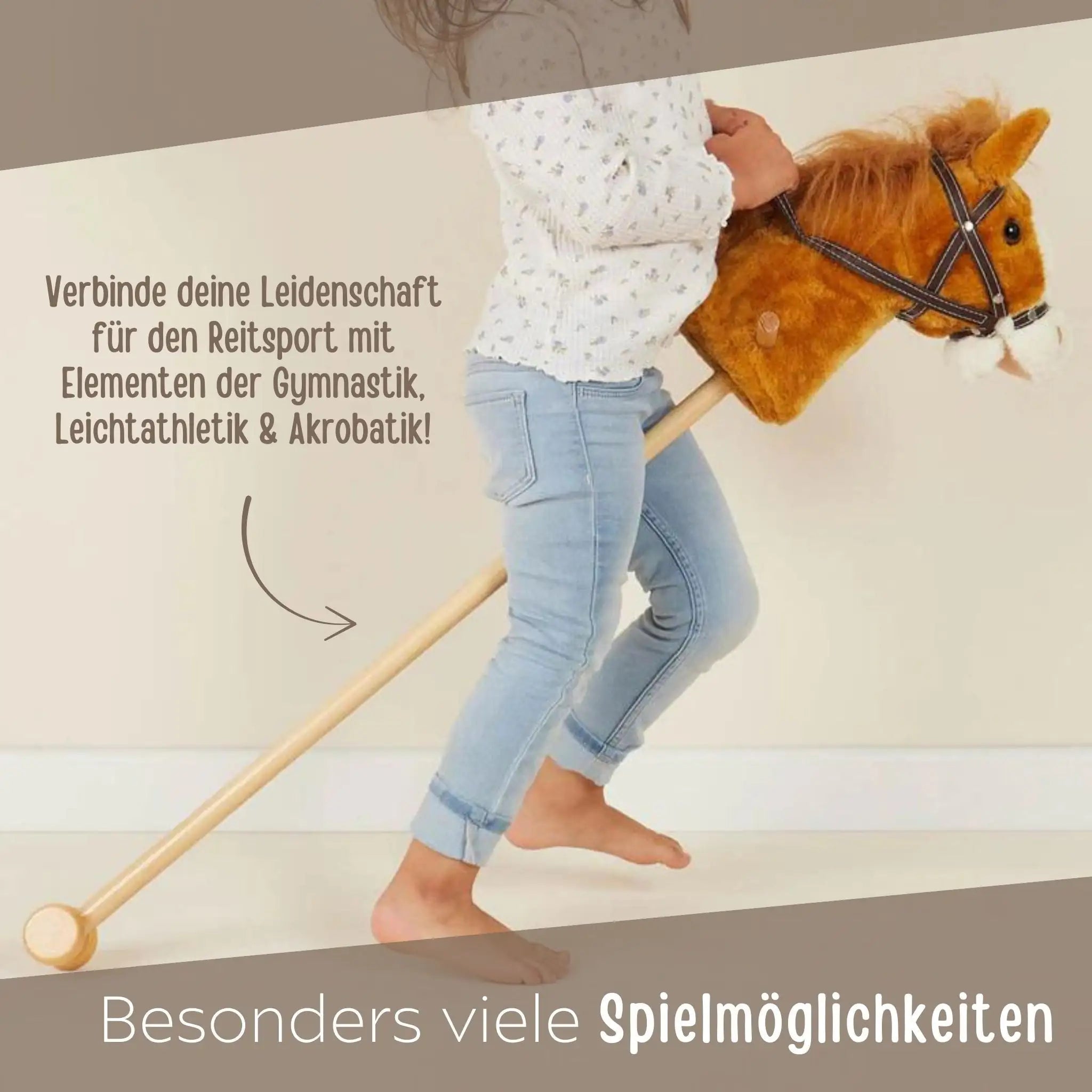BIECO Steckenpferd personalisierbar - wunderwunsch