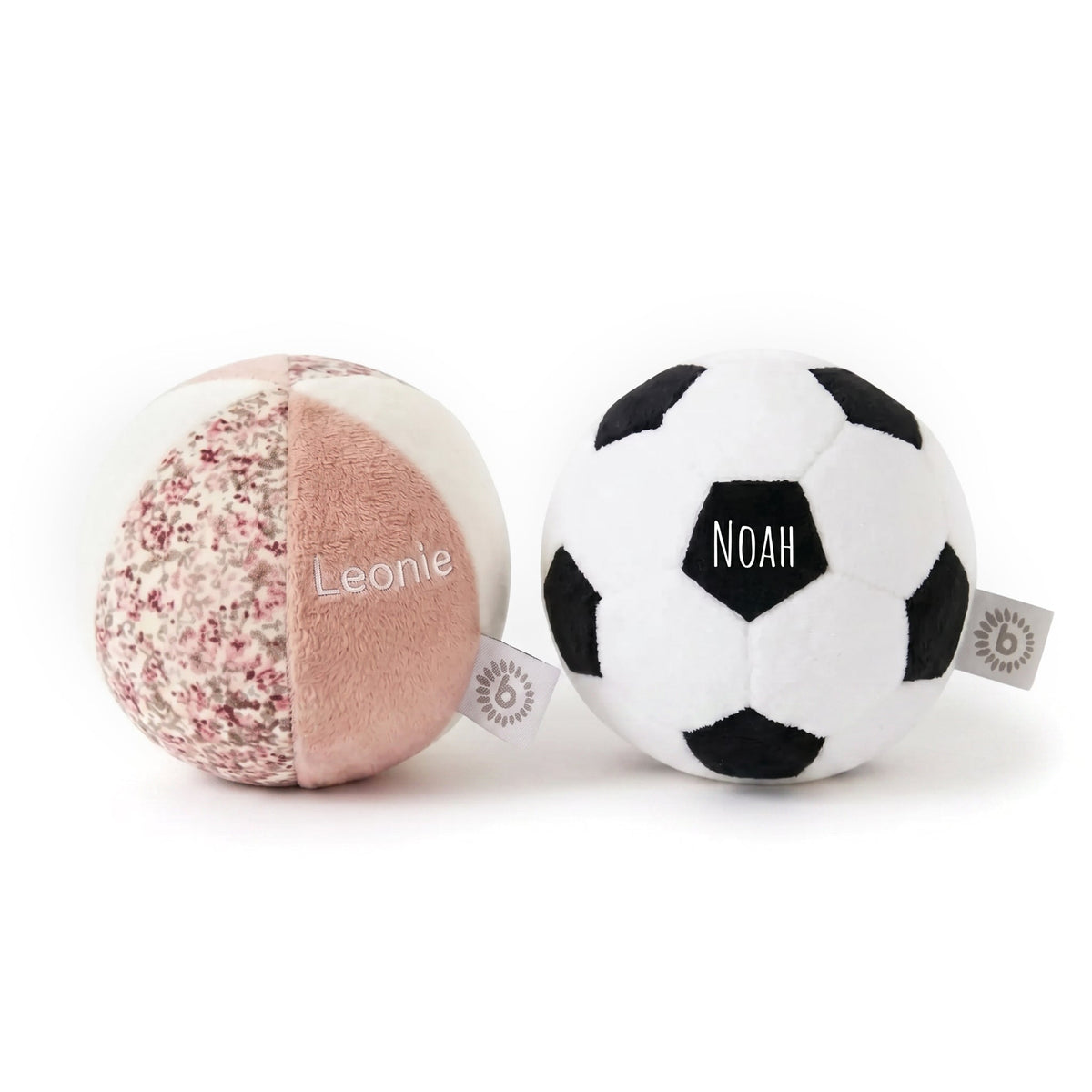 BIECO Stoffball mit Rassel personalisiert - wunderwunsch