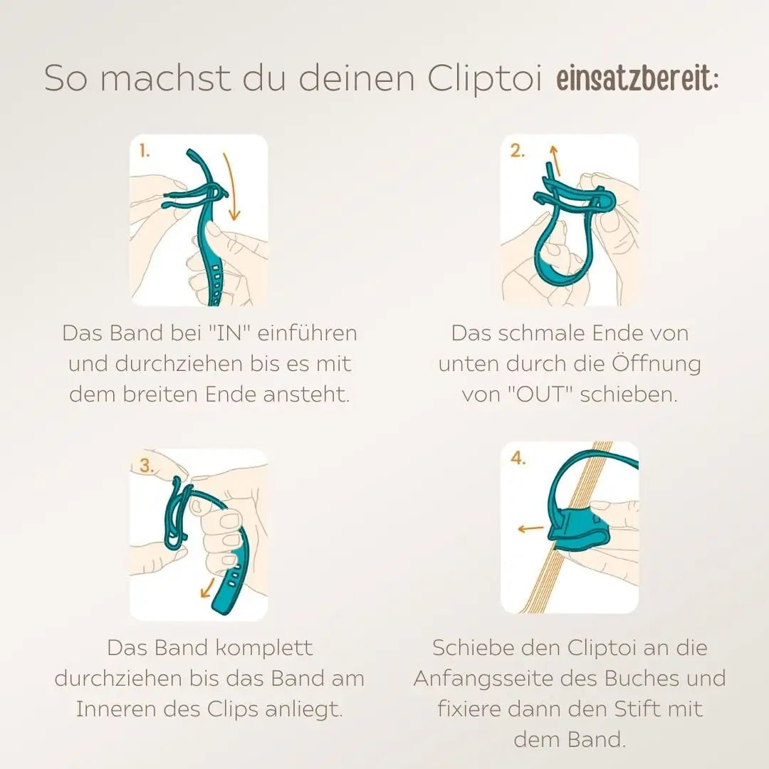 CLIPTOI Stiftehalterung für Tiptoi oder Bookii - wunderwunsch