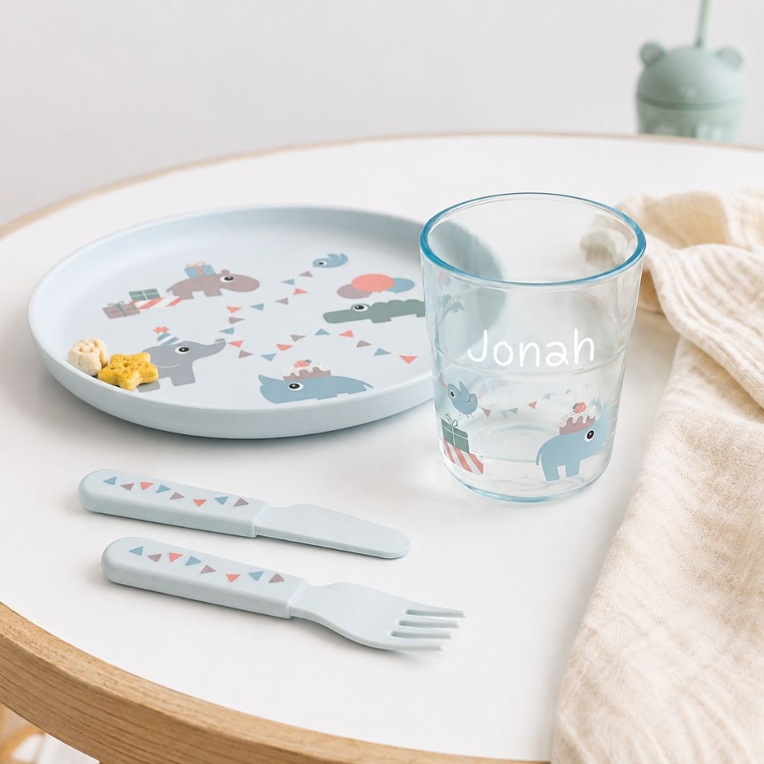DONEBYDEER Geschirrset personalisiert - Celebration - wunderwunsch