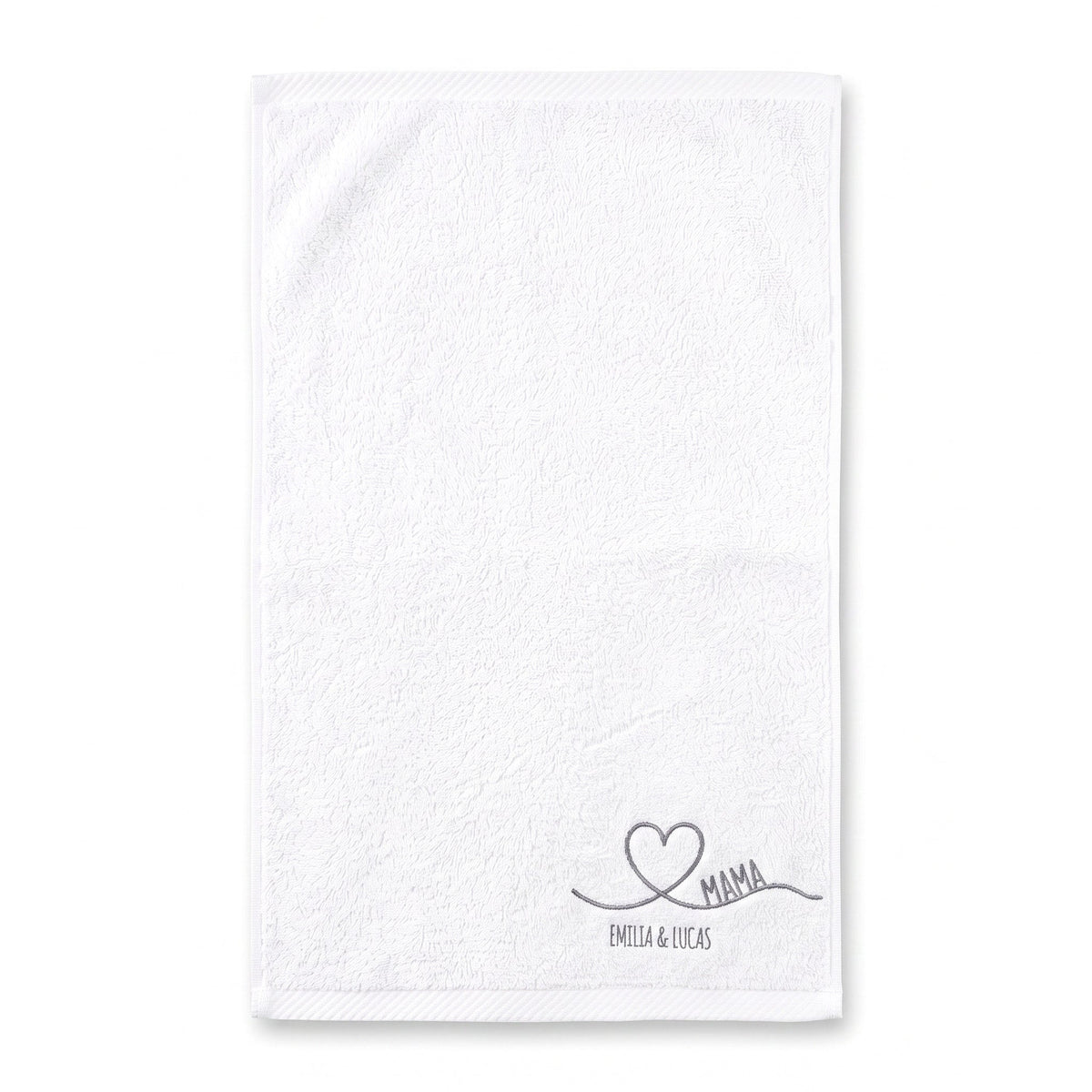 Gästehandtuch personalisiert - Mama - wunderwunsch