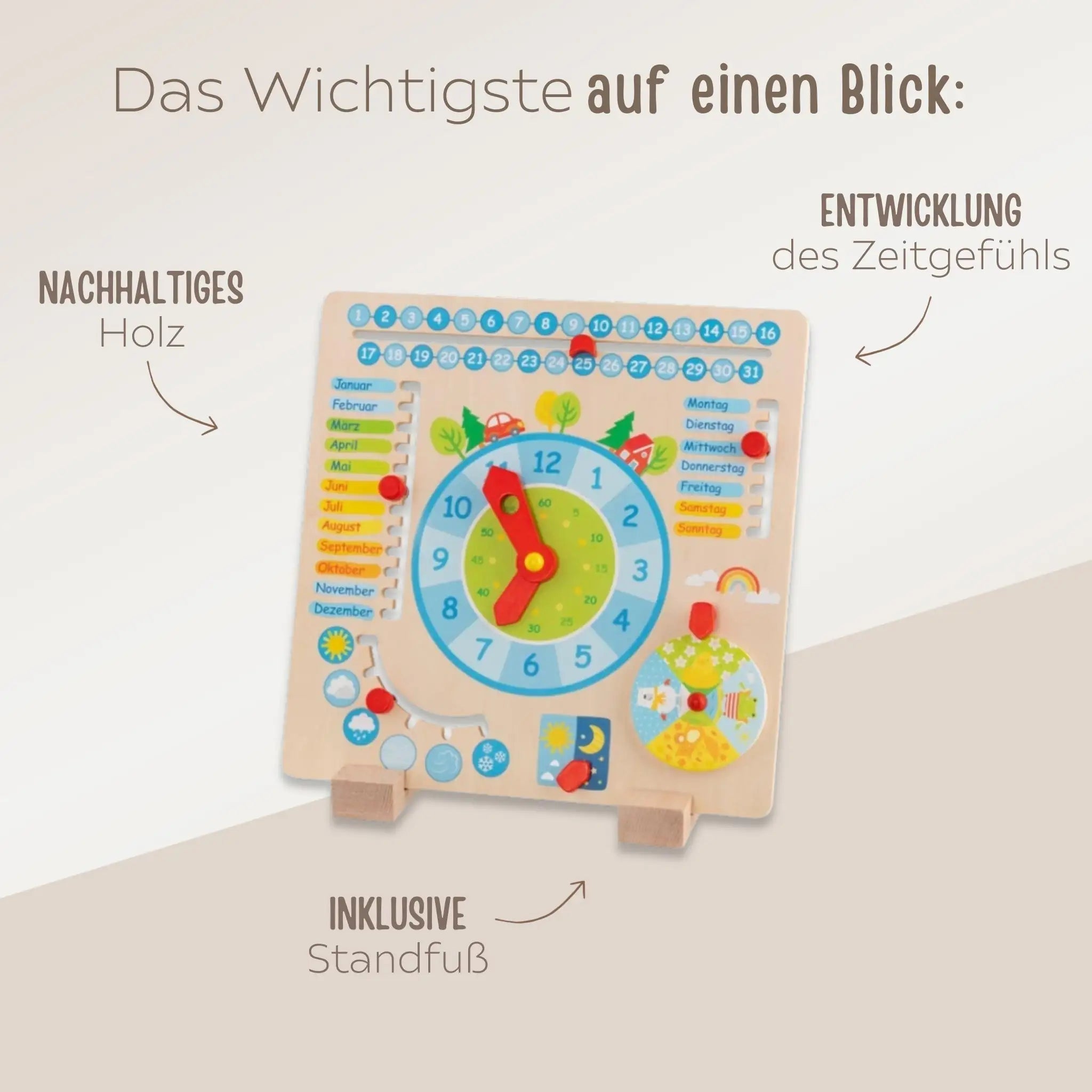 GOKI Jahresuhr personalisierbar - wunderwunsch