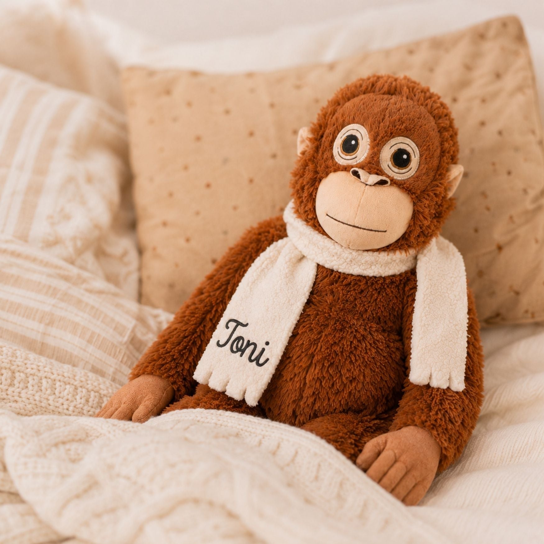 IKEA Kuscheltier personalisiert - Affe - wunderwunsch