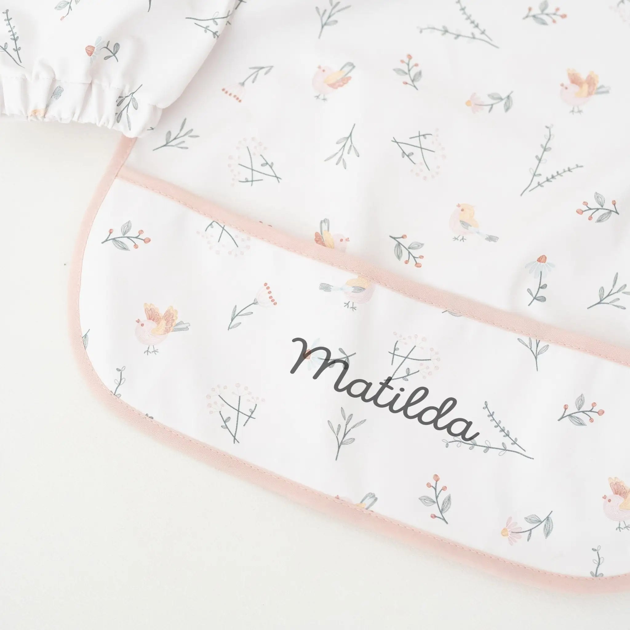 JOLLEIN Lätzchen mit Ärmeln personalisiert - wunderwunsch
