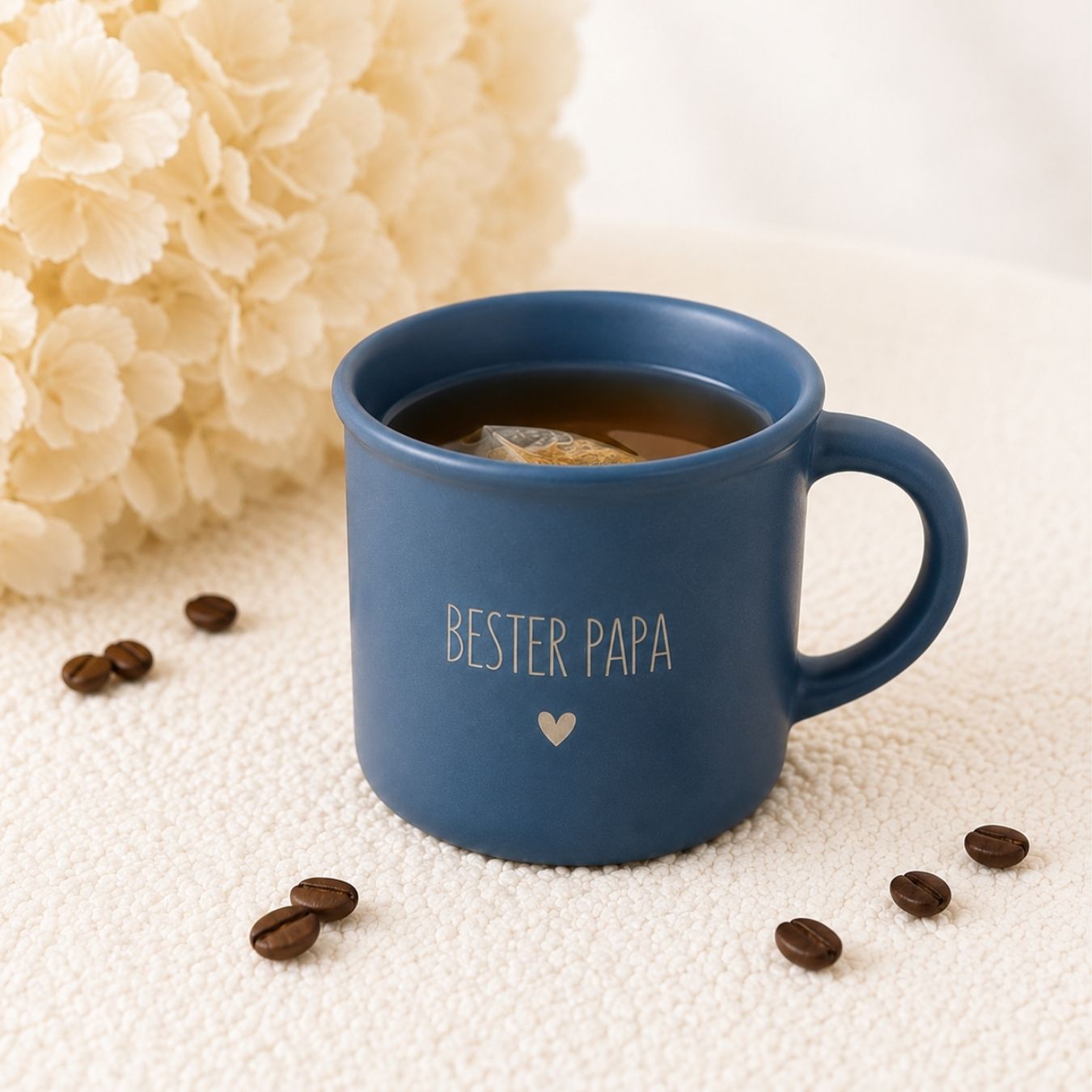 Kaffeetasse Keramik 300ml - Name und Herz - wunderwunsch