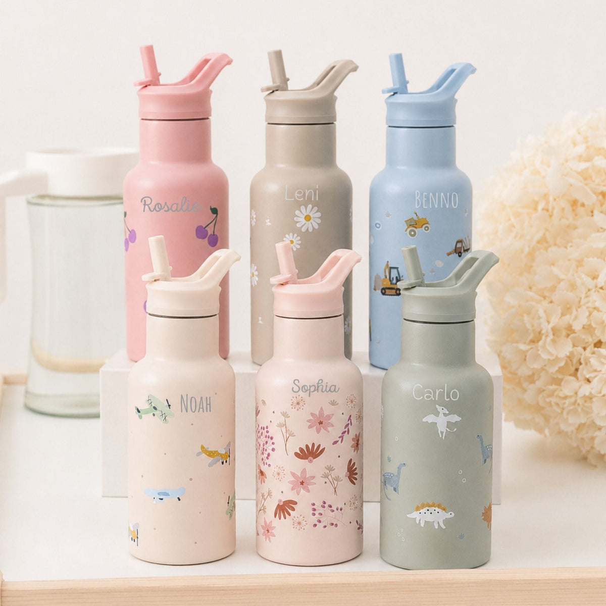 KIDZROOM Trinkflasche 350 ml personalisiert - wunderwunsch
