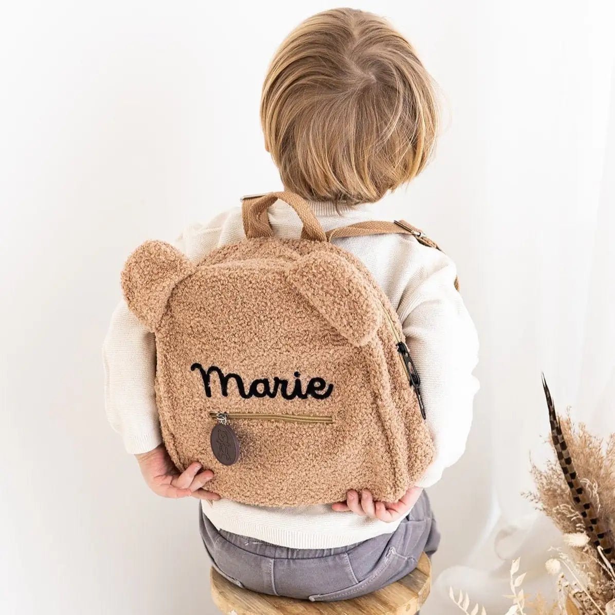Kindergartenrucksack Teddy personalisiert - wunderwunsch