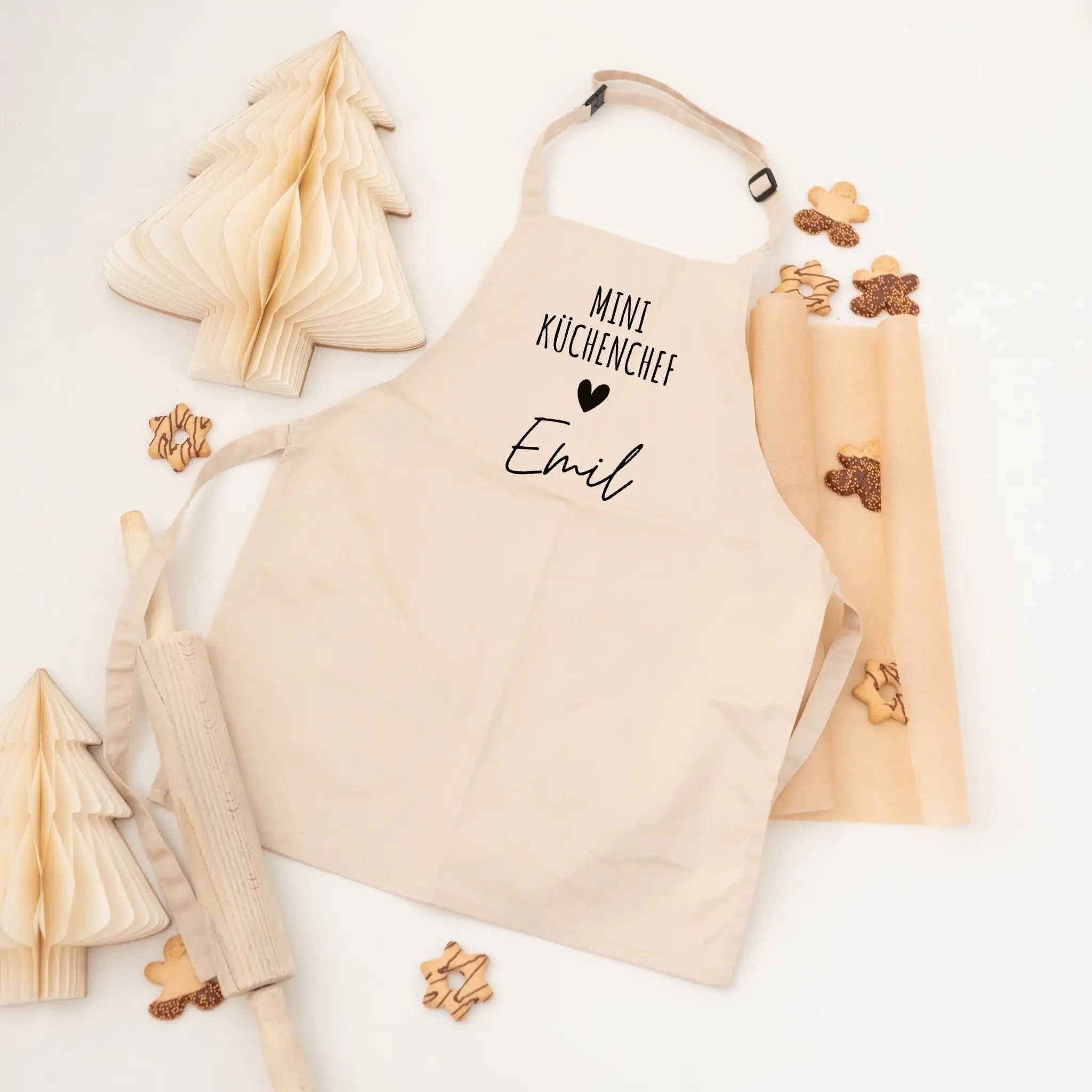Kinderschürze personalisiert - Mini Küchenchef - /in - wunderwunsch