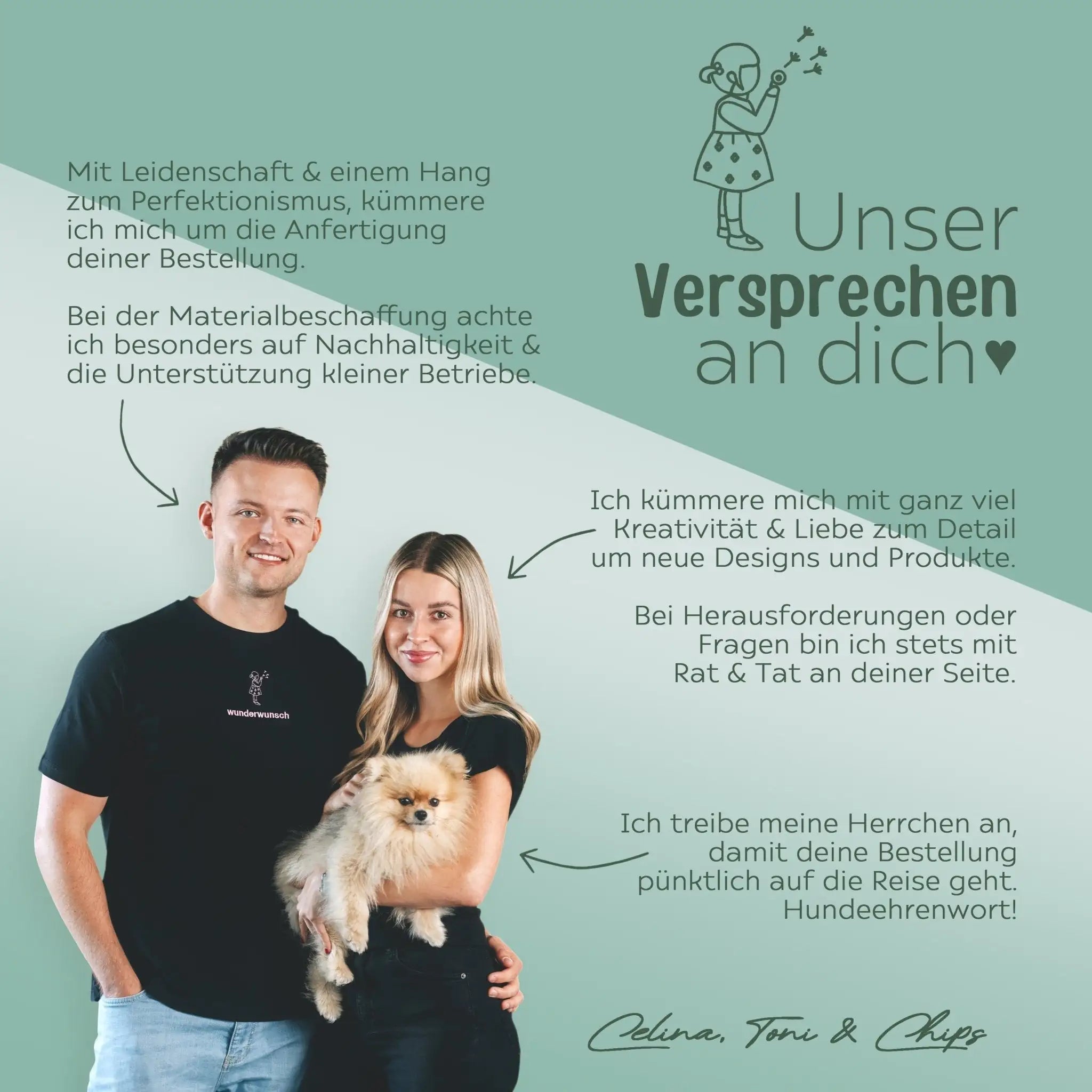 Kinderteller mit Saugnapf - Blumenkranz Gravur - wunderwunsch