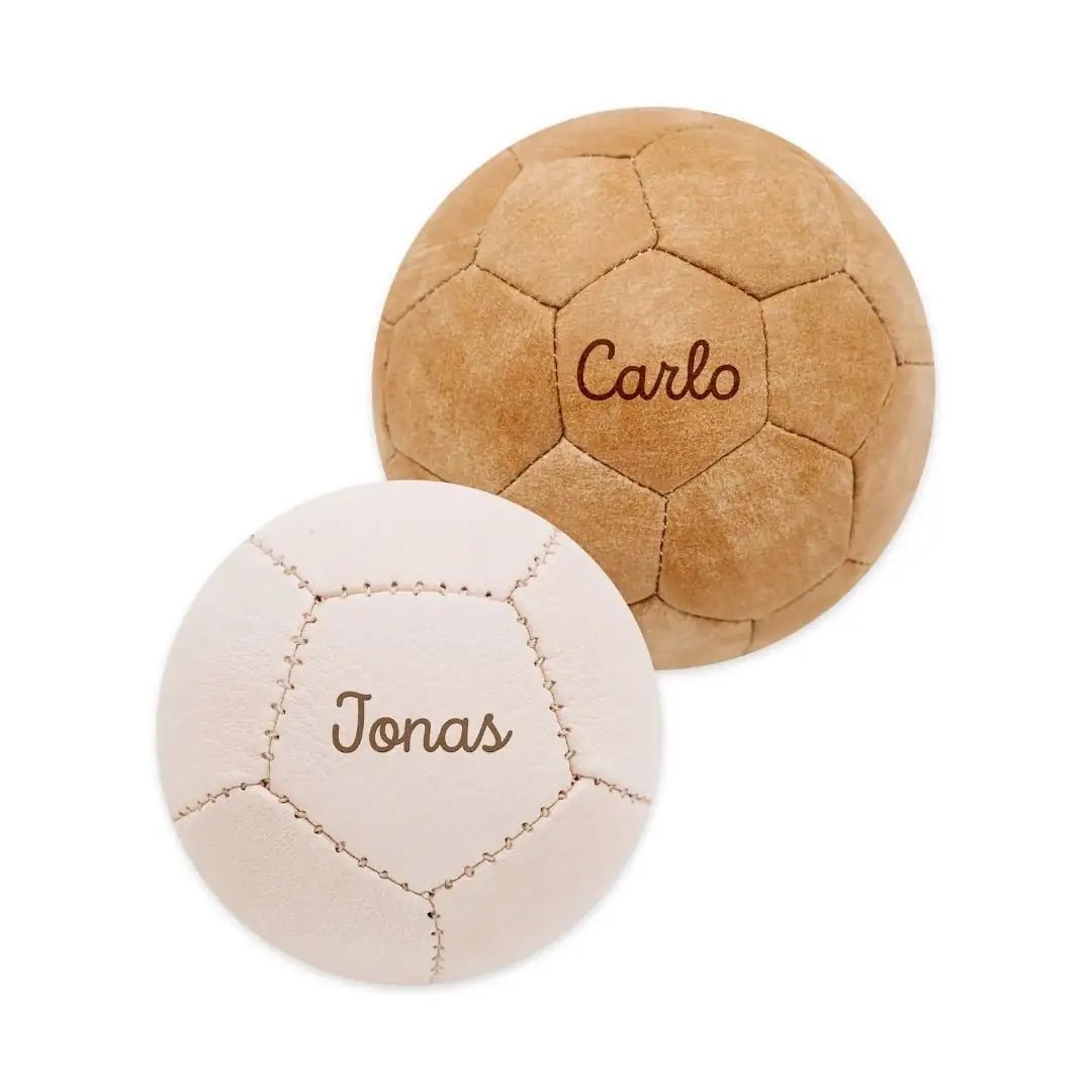 Kleiner Fußball Leder personalisierbar - wunderwunsch