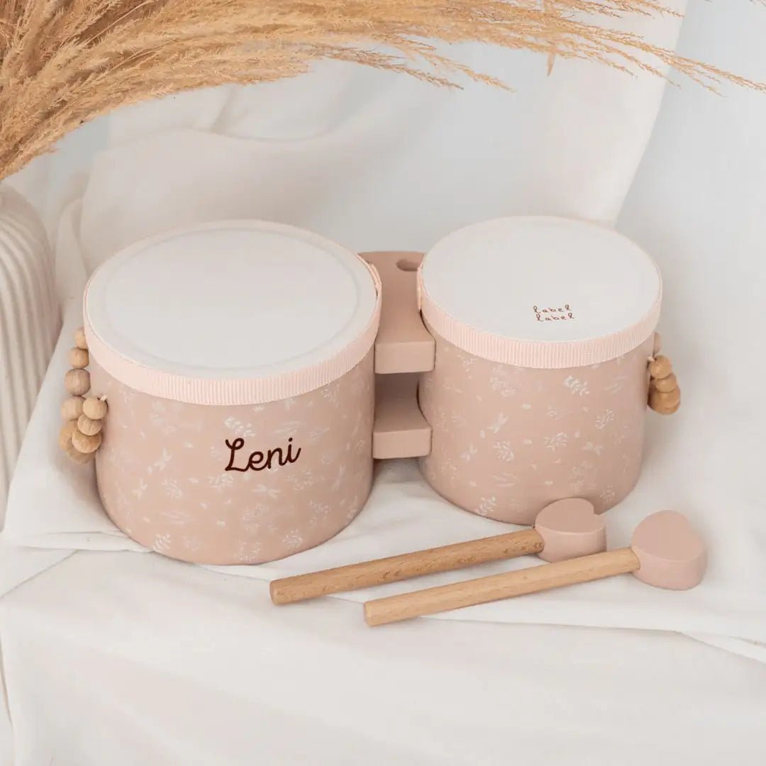LABEL LABEL Bongo Trommeln personalisierbar - wunderwunsch