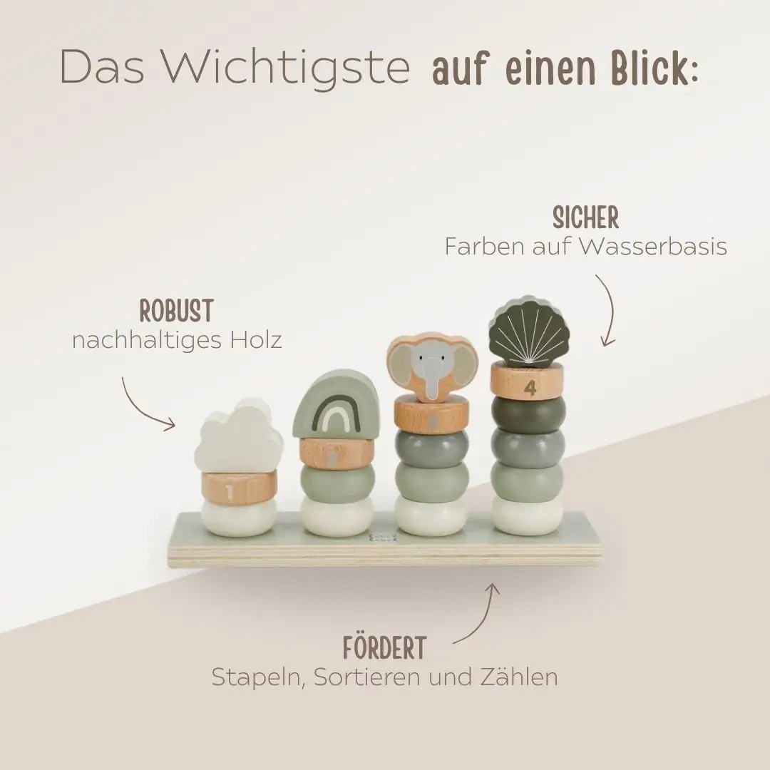 LABEL LABEL Stapelringe personalisierbar - wunderwunsch