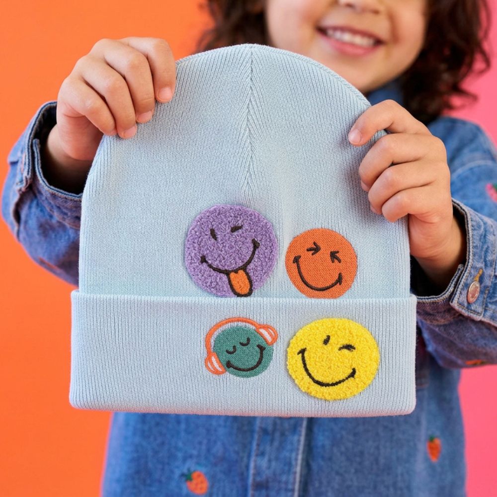 LÄSSIG Beanie Mütze - Smileyworld - wunderwunsch