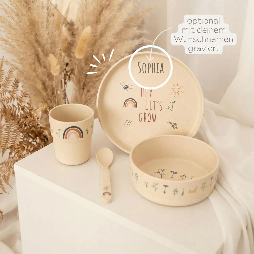 LÄSSIG Geschirr - Set "Garden Explorer" - wunderwunsch