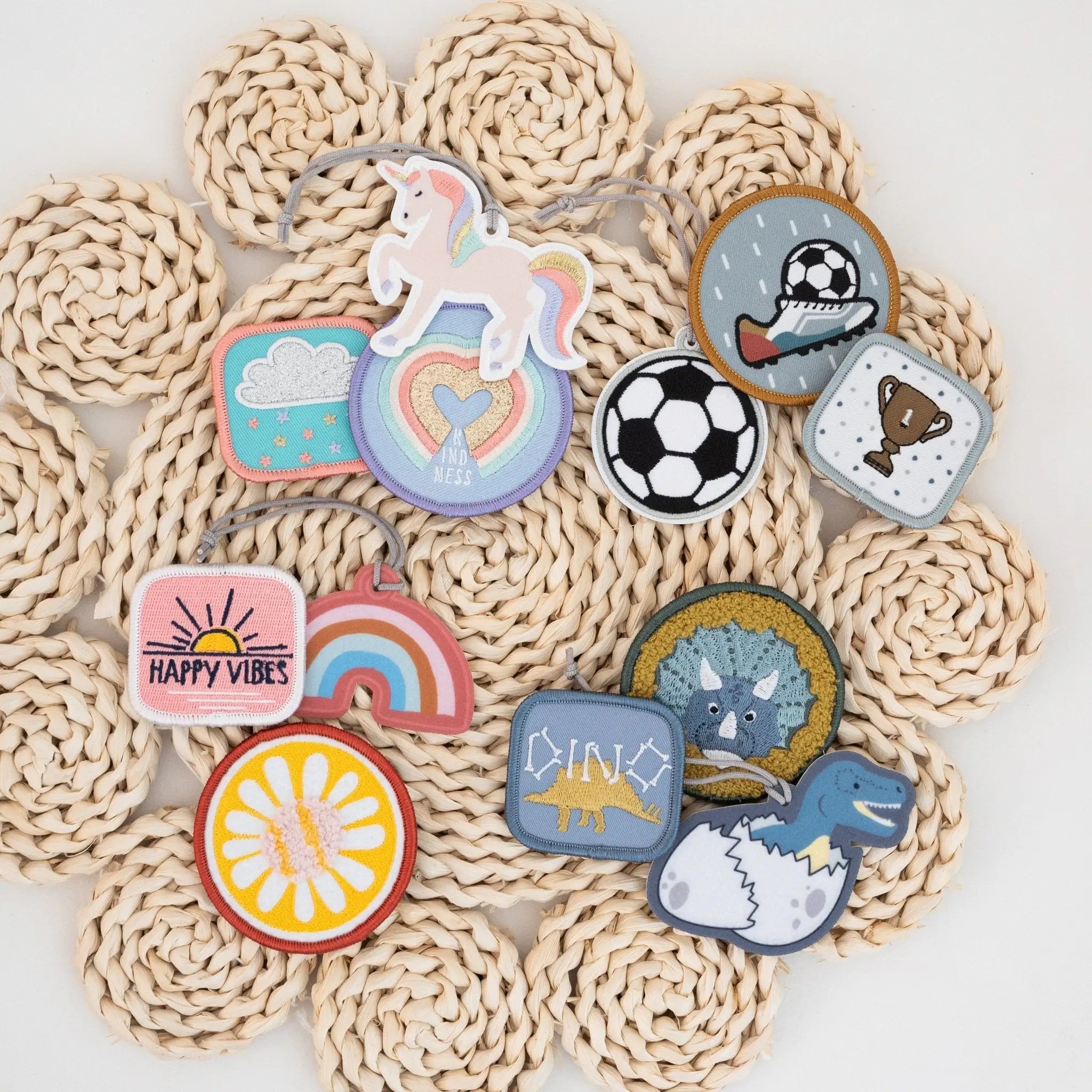 LÄSSIG Patches für Rucksäcke, Koffer & Kulturtaschen - wunderwunsch