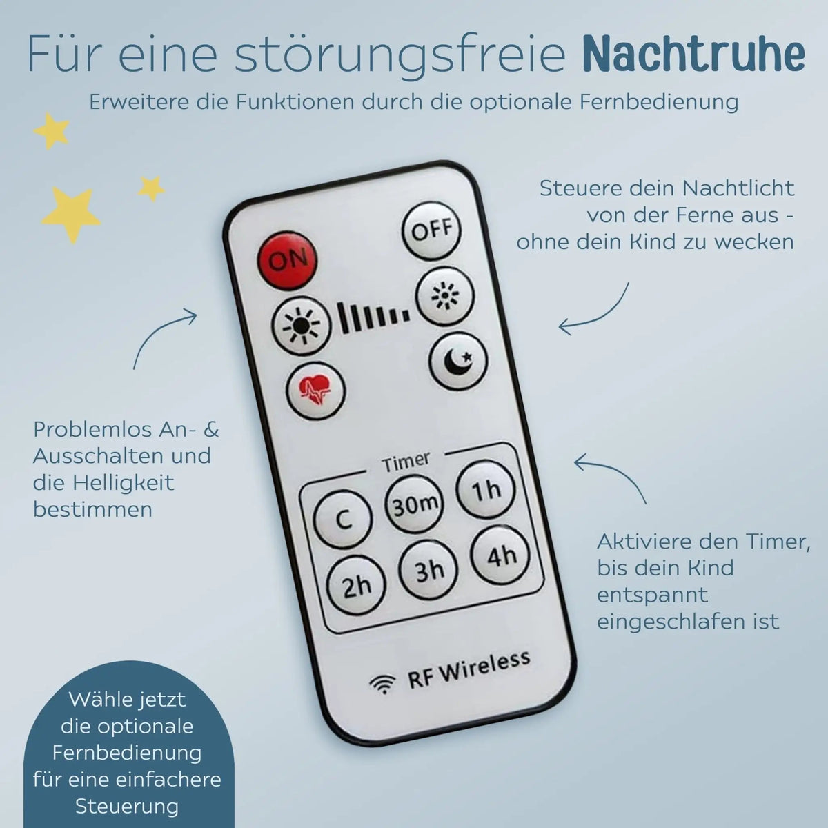 LED Nachtlicht Kinder personalisiert - Tiere Blumenkreis rosa Aquarell - wunderwunsch