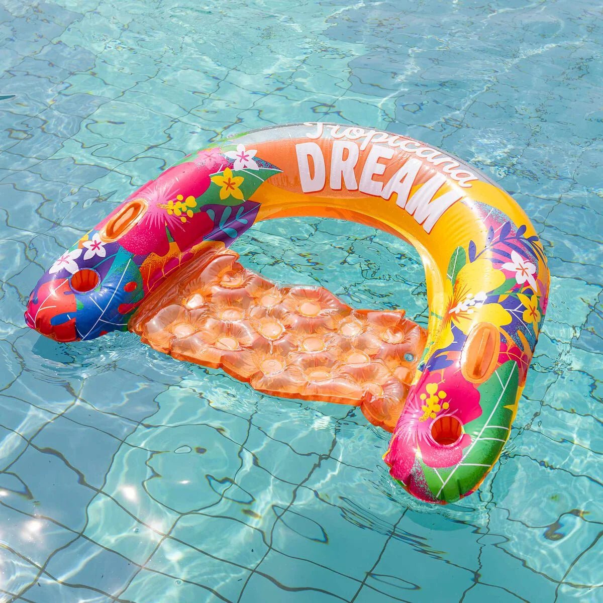 LEGAMI Aufblasbare Pool-Sessel - Tropicana Dream - wunderwunsch