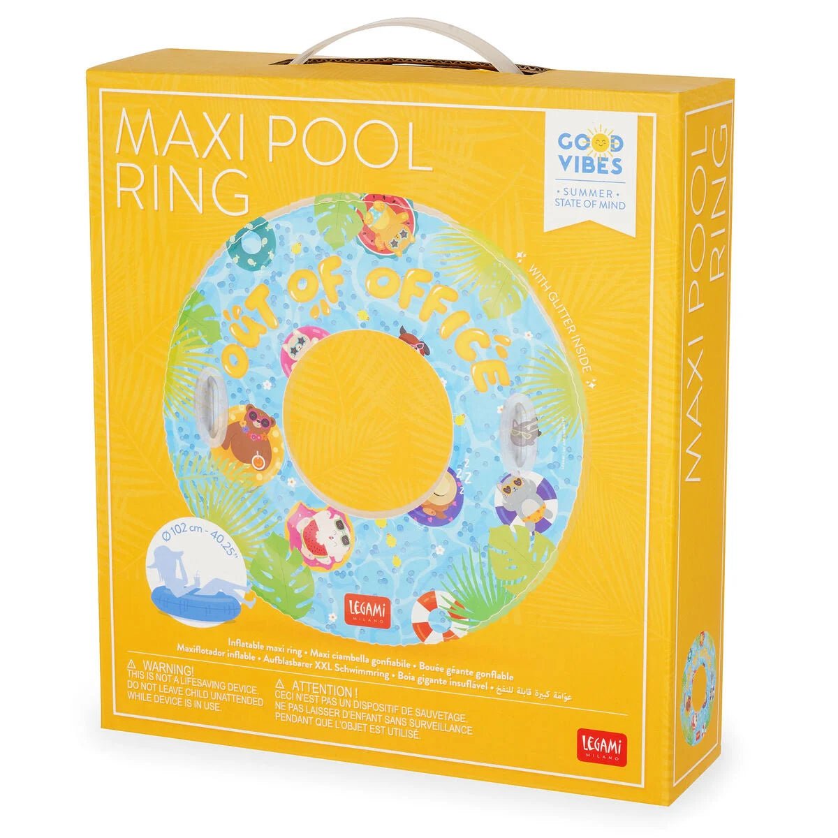 LEGAMI Maxi - Schwimmring Out of Office - Maxi Pool Ring - wunderwunsch