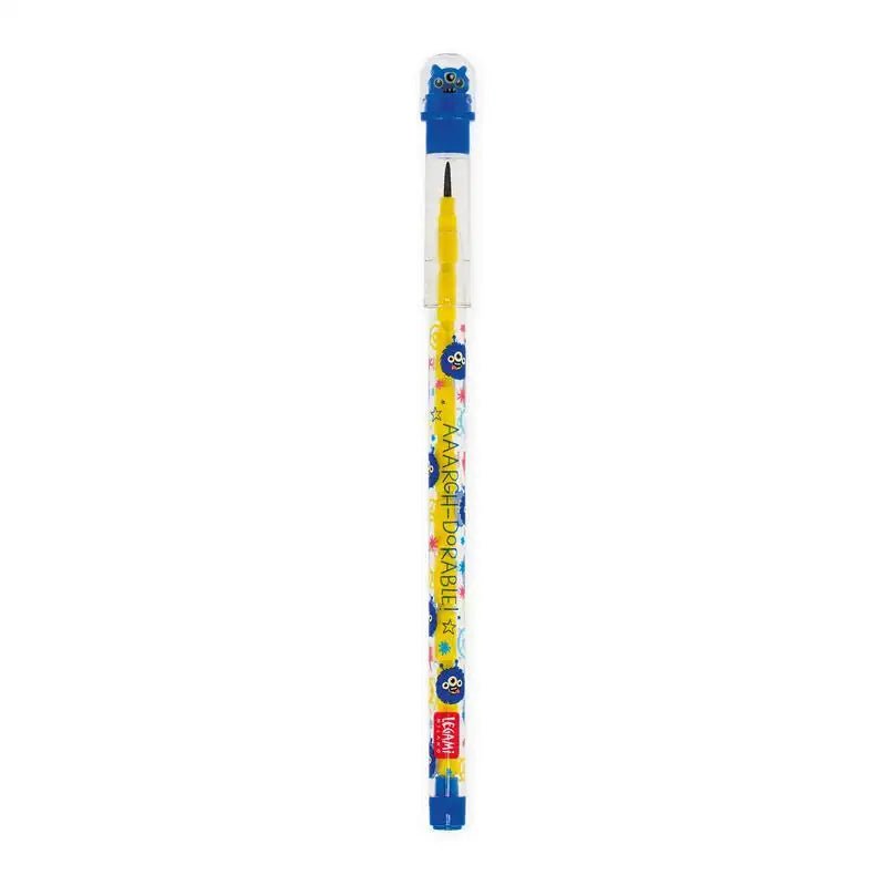 LEGAMI Stapelbarer Bleistift mit Radiergummi - wunderwunsch
