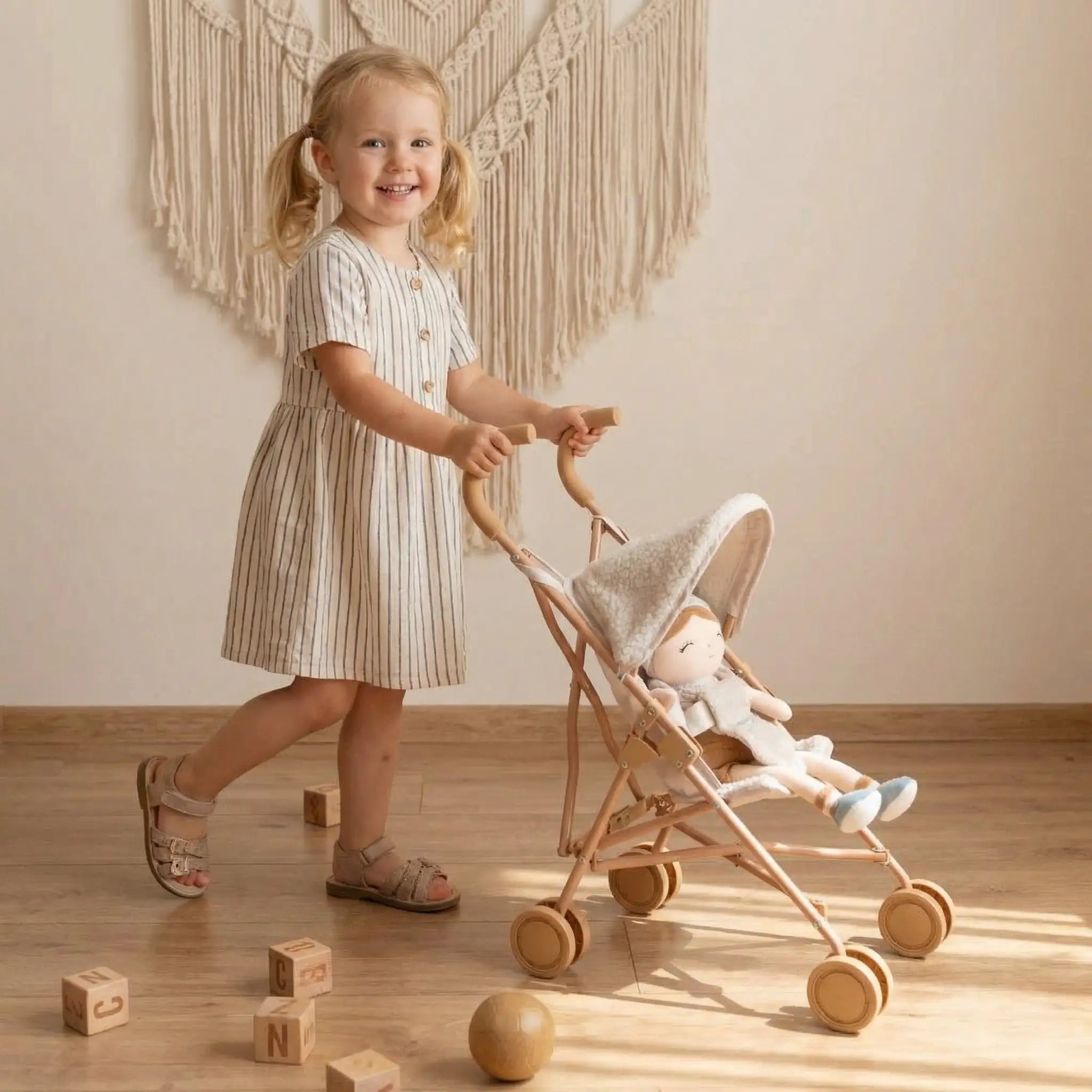 LIEWOOD Puppenwagen personalisierbar - wunderwunsch