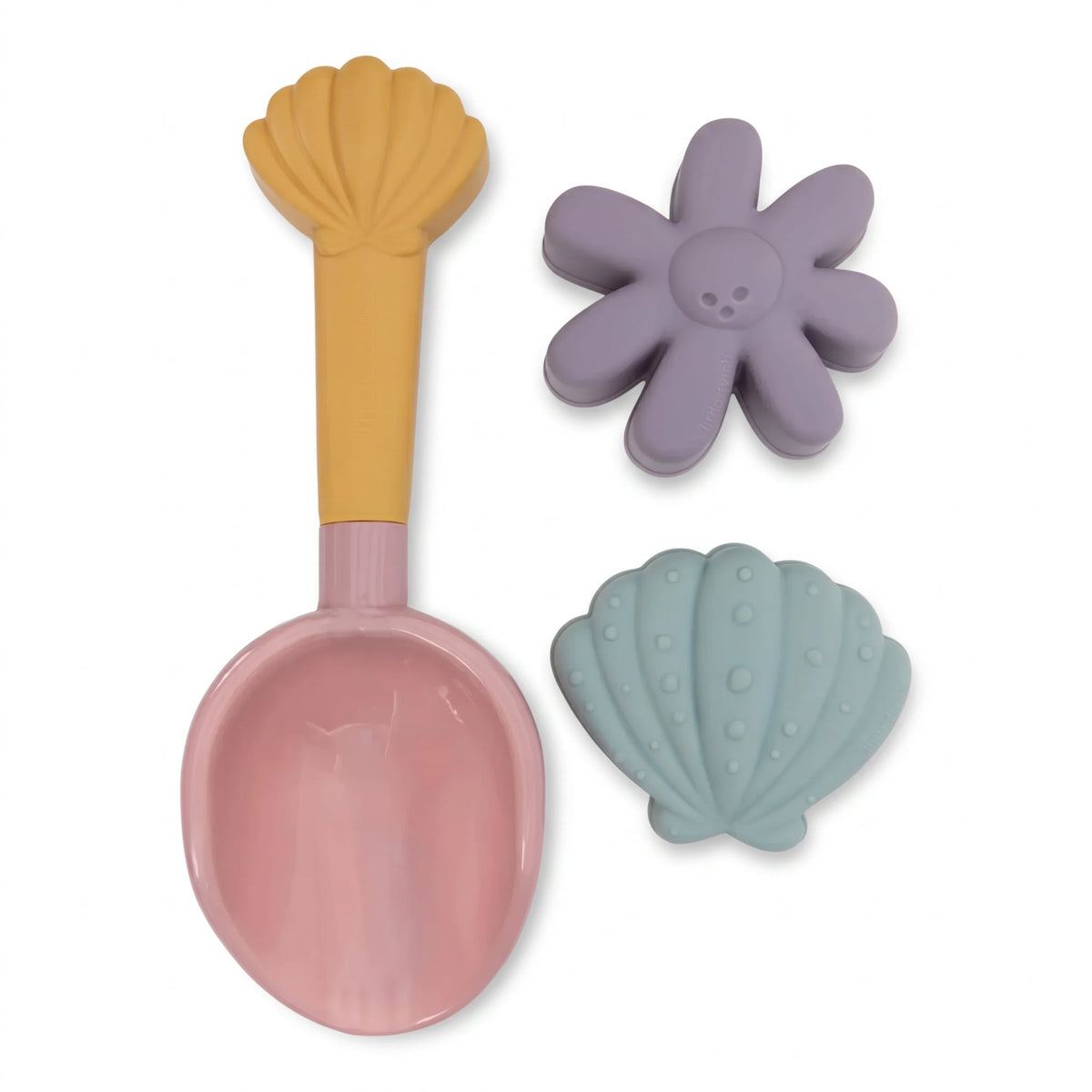 LITTLE DUTCH 3-teiliges rosa Strandset Schaufel und Sandformen - wunderwunsch