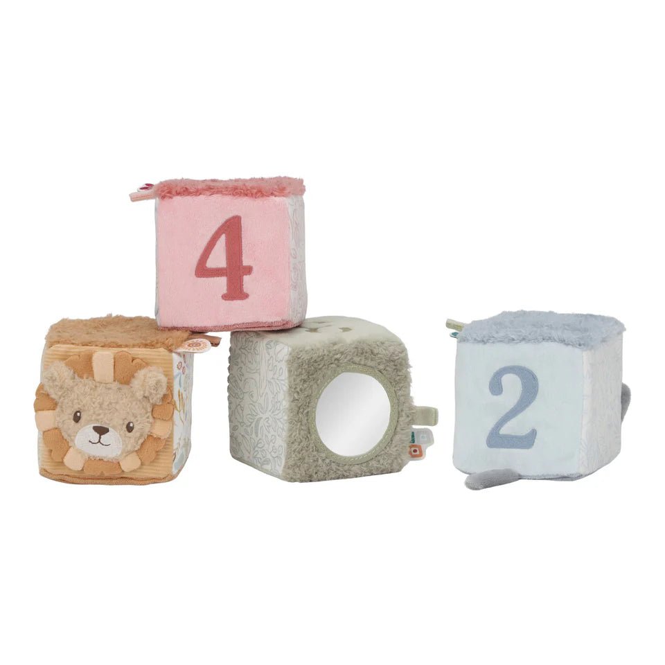 LITTLE DUTCH Bausteine Soft - Safari Friends - wunderwunsch