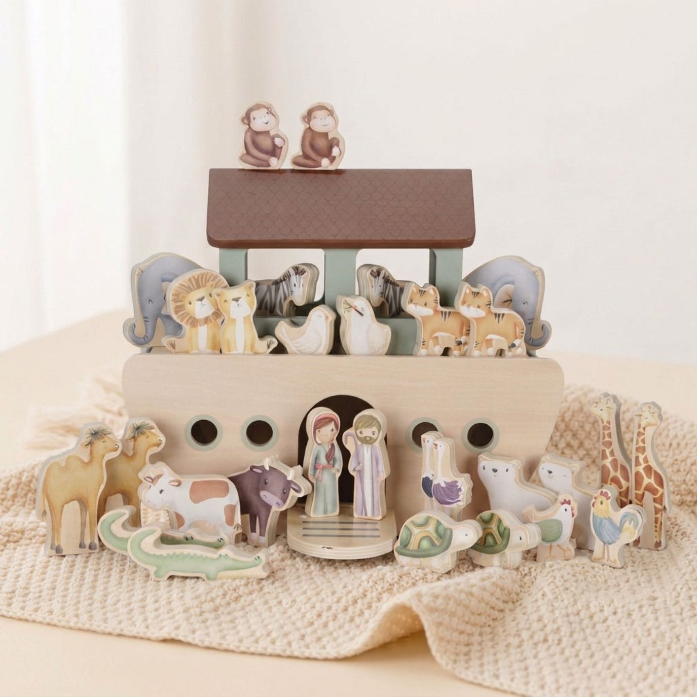 LITTLE DUTCH Holz Spielset Arche Noah - wunderwunsch
