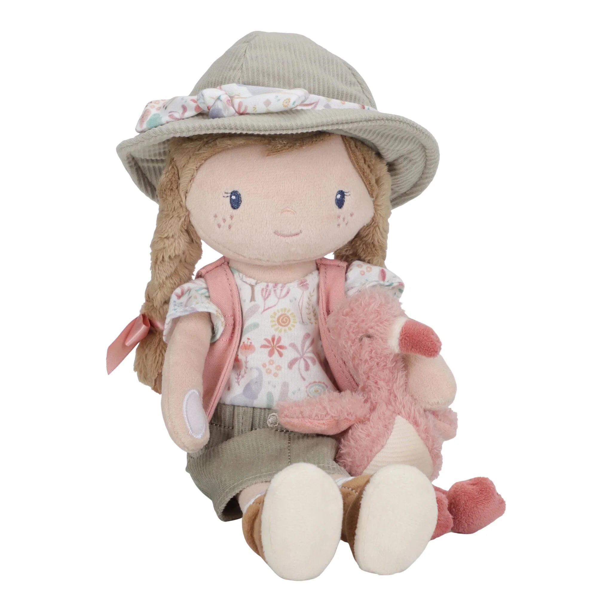 LITTLE DUTCH Kuschelpuppe - Ranger Rosa - Safari Friends - wunderwunsch