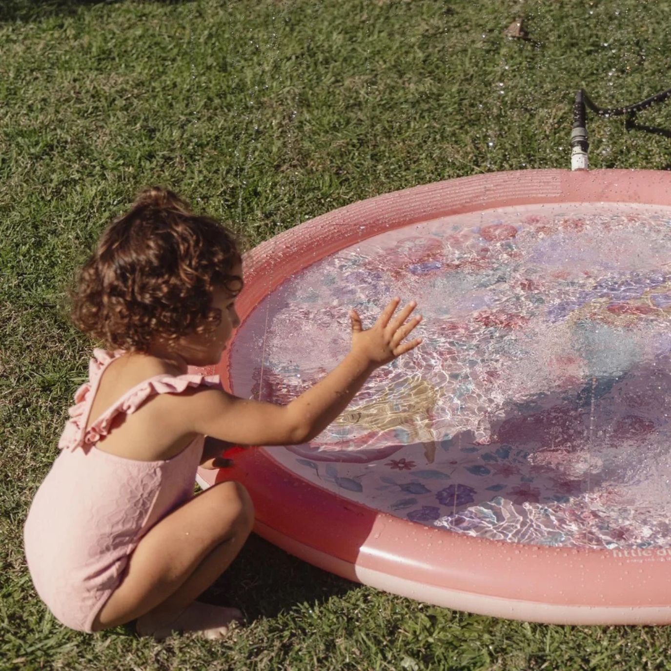 LITTLE DUTCH Wasserspielmatte - Meerjungfrau rosa - wunderwunsch