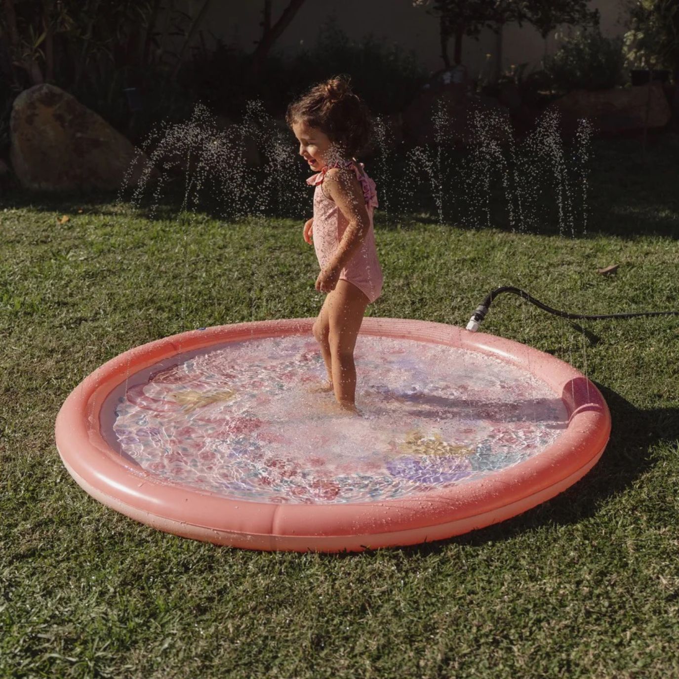 LITTLE DUTCH Wasserspielmatte - Meerjungfrau rosa - wunderwunsch