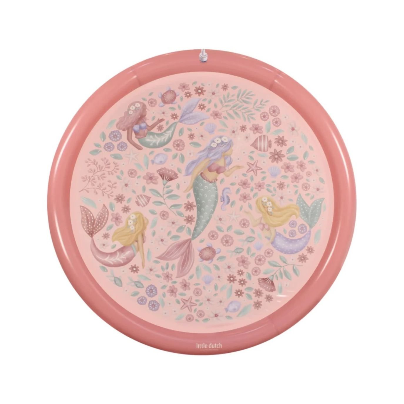 LITTLE DUTCH Wasserspielmatte - Meerjungfrau rosa - wunderwunsch